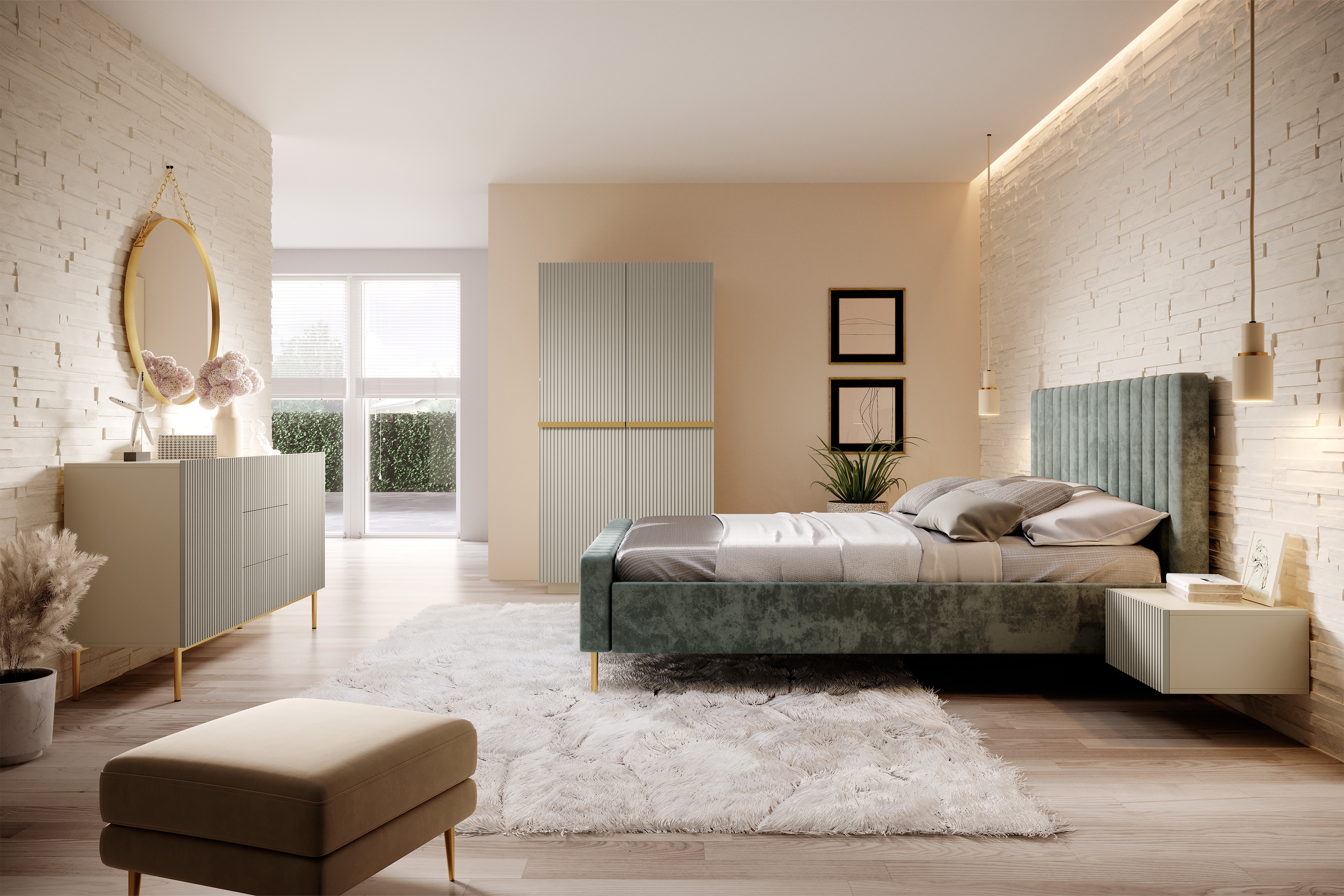 Vaatekaappi Melfelu 136 (Kashmir)