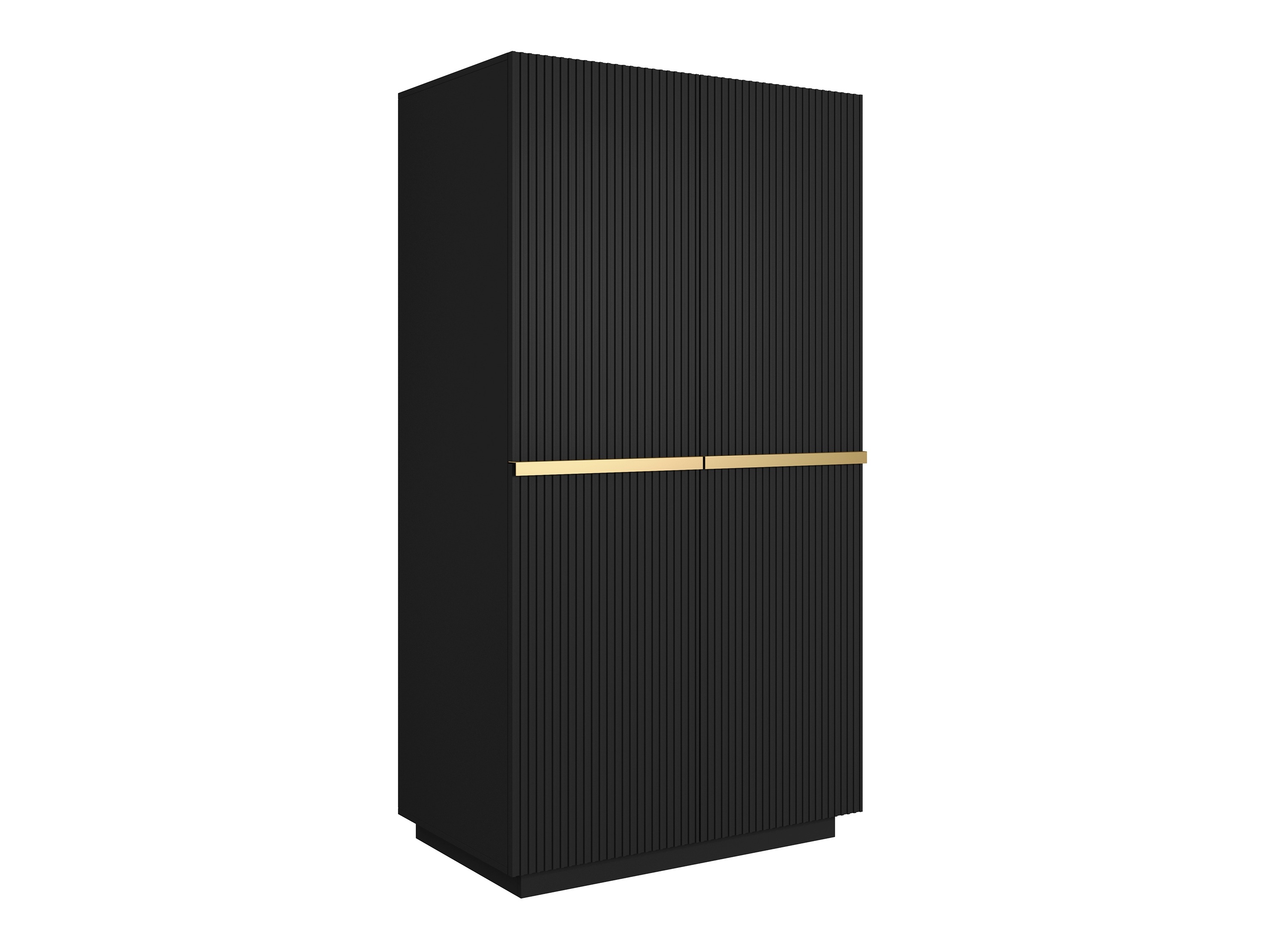 Vaatekaappi Melfelu 136 (Musta)