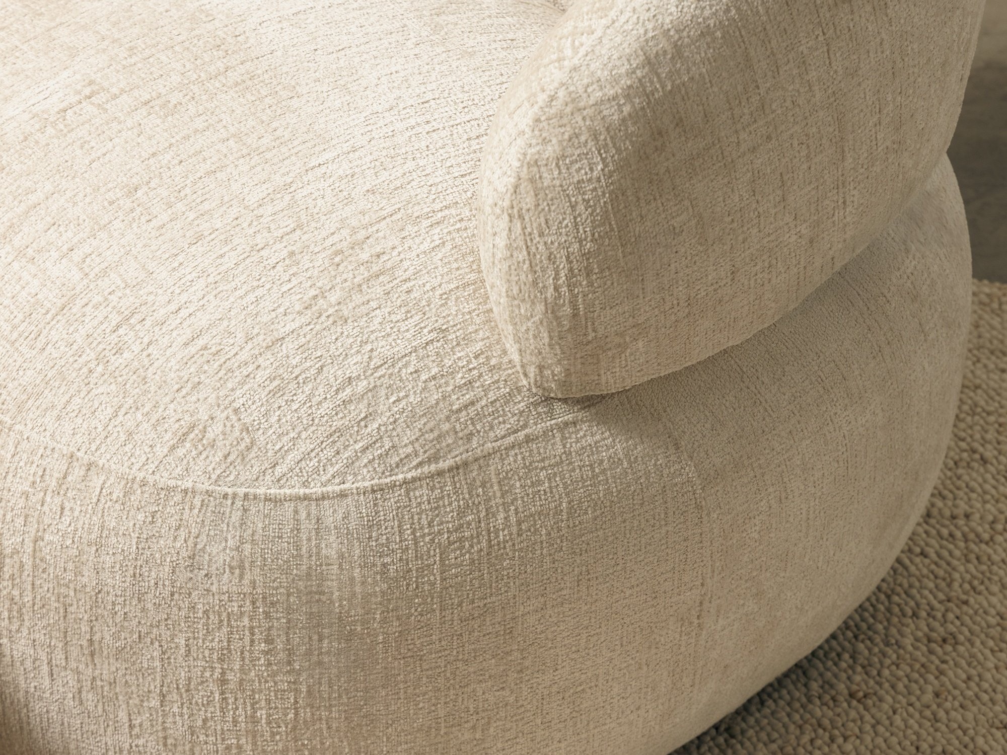 Nojatuoli Burleson 372 (Vaalea beige)