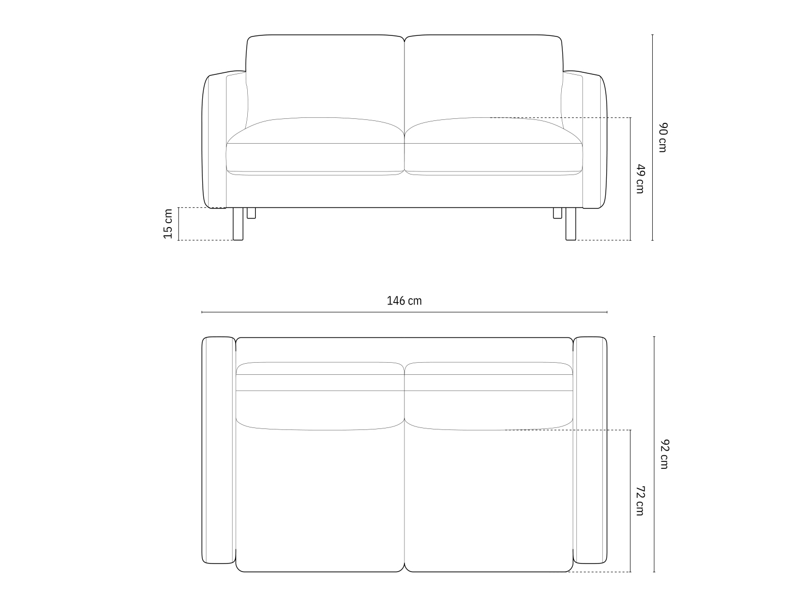 Sohva Delavie 100 (Puente 80)