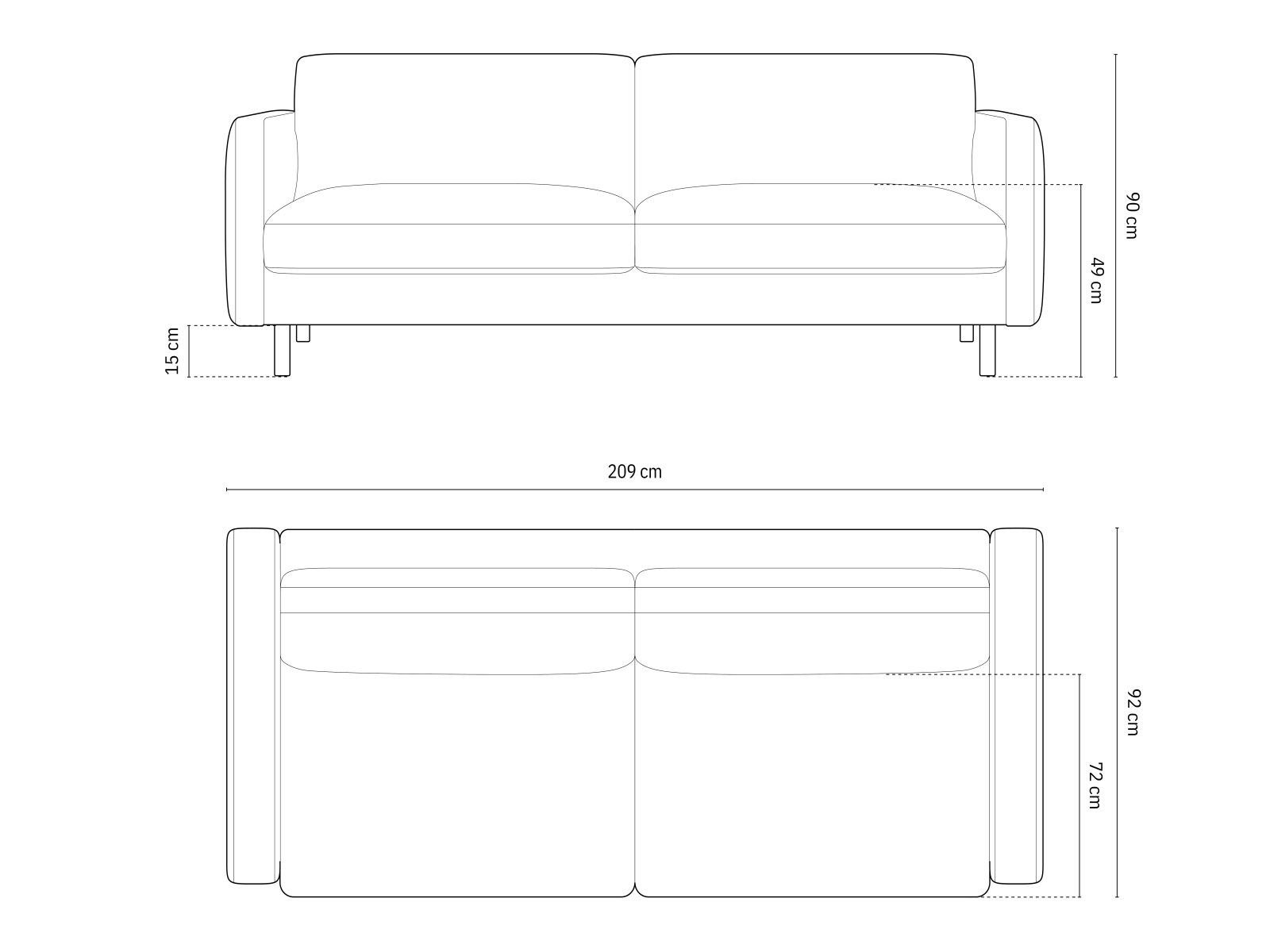 Sohva Delavie 102 (Puente 68)