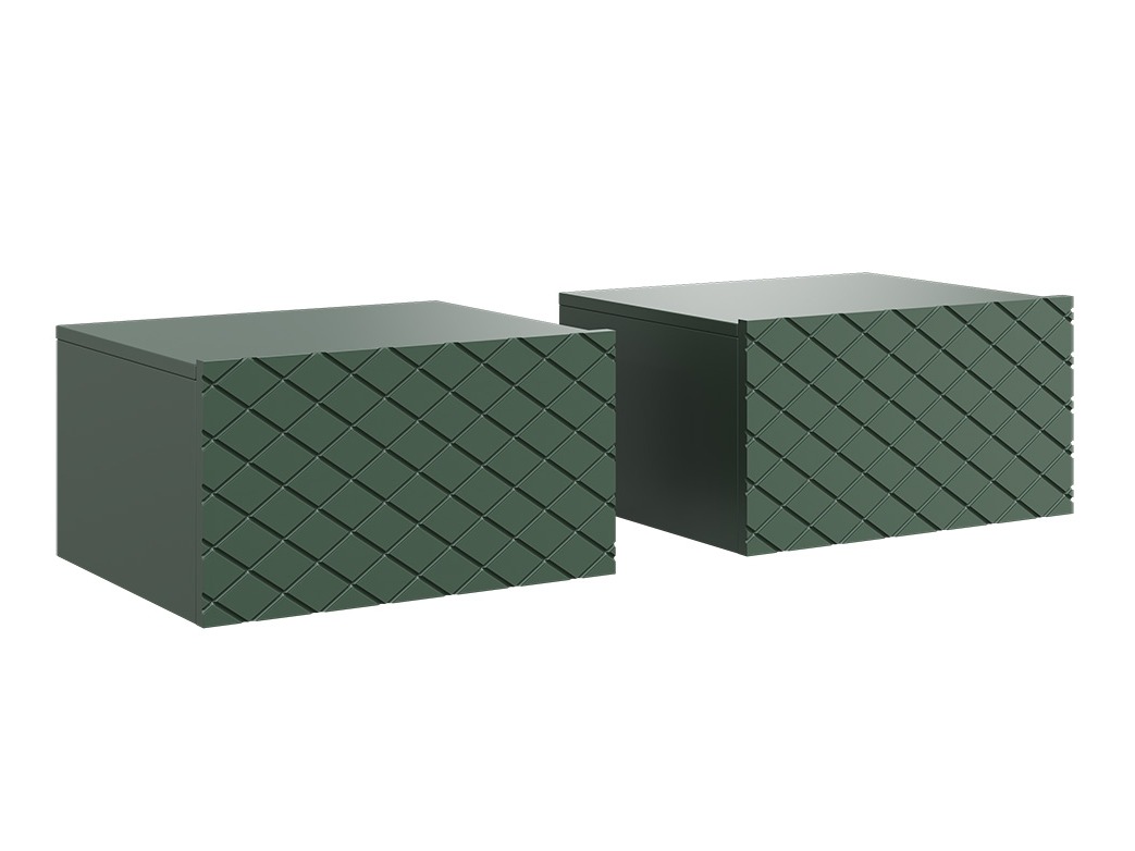 Yöpöytäsetti Sorbala 105 (Vihreä)