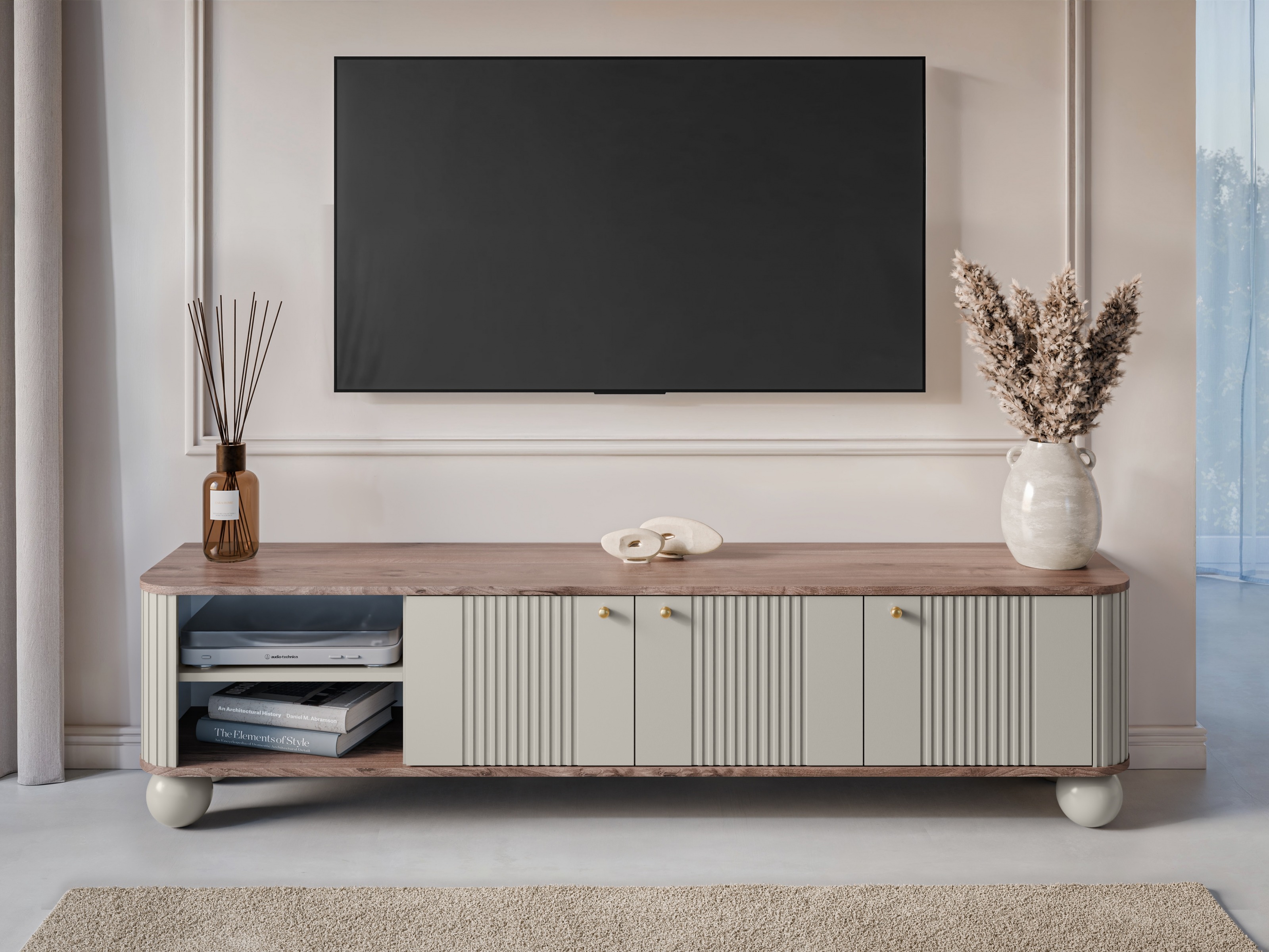 TV-taso Fioveso 102 (Kashmir + Pähkinä)