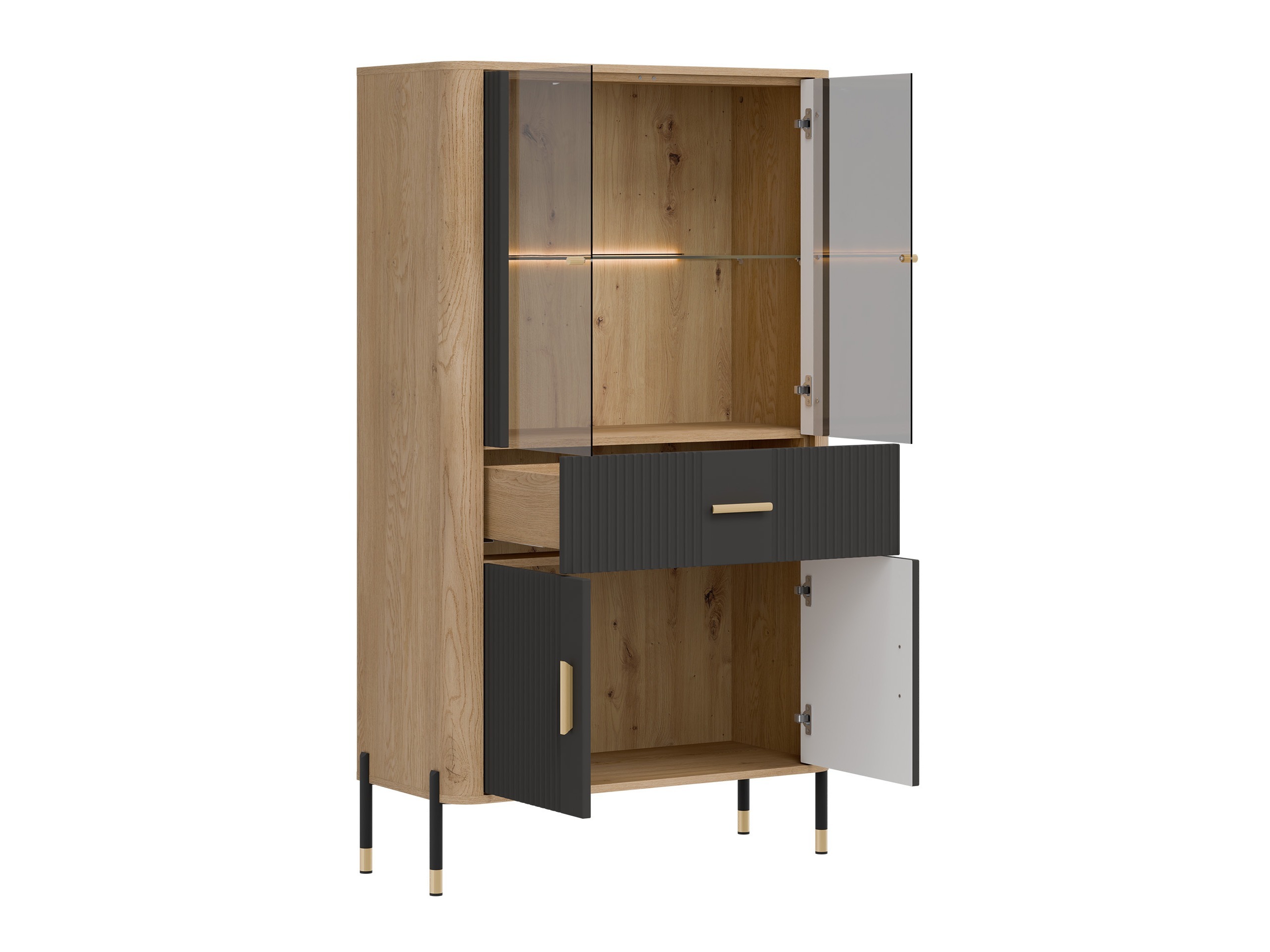 Olohuonesetti Flosora 147 (Antrasiitti)