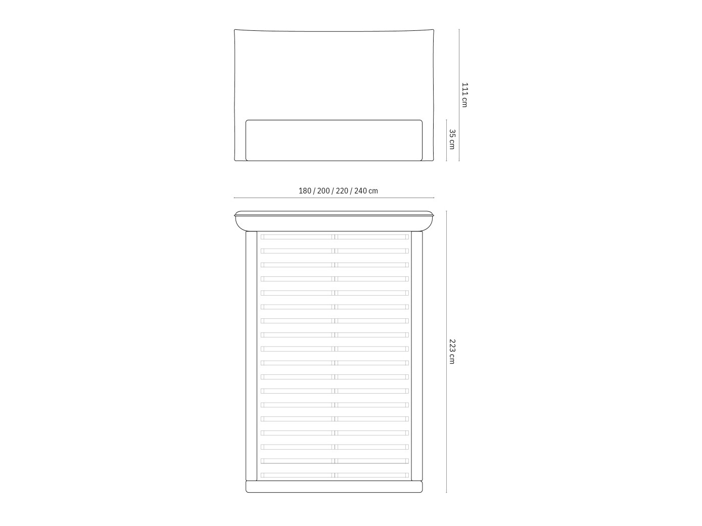 Sänky Delflou 100 (Bluvel 22)