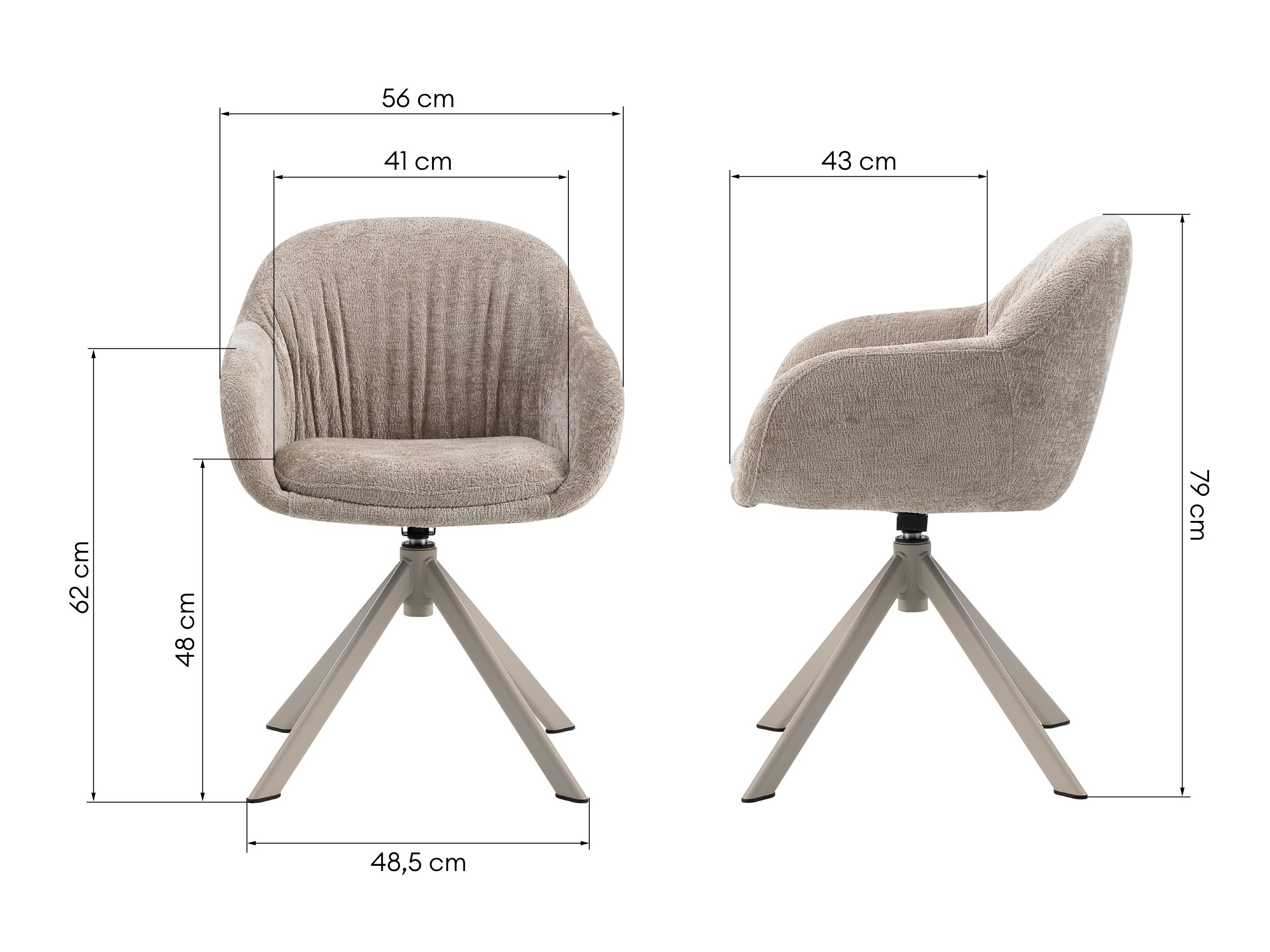 Tuoli Burleson 748 (Beige + Harmaa beige)