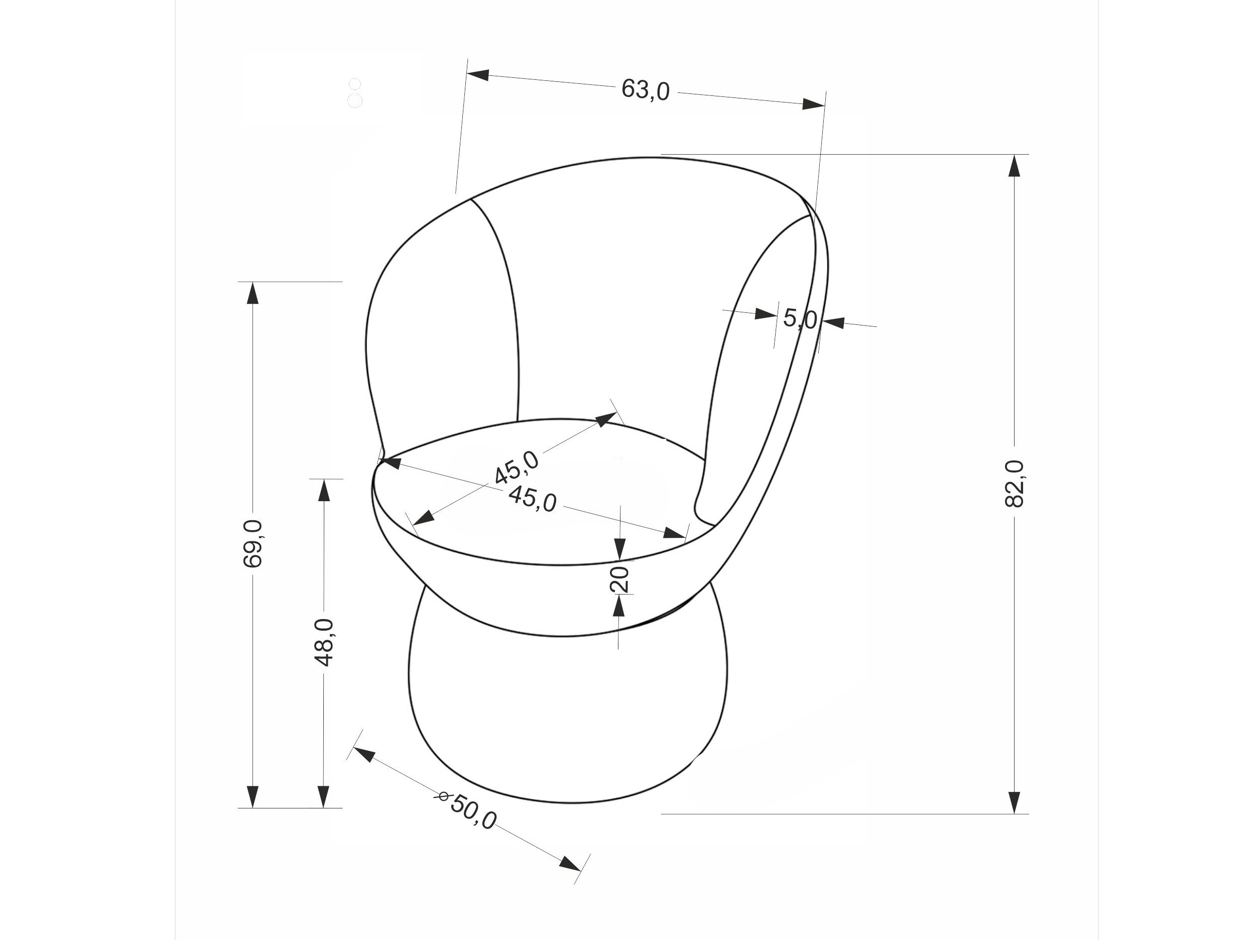 Tuoli Houston 2082 (Beige)