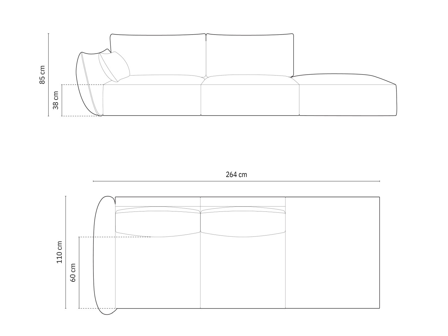 Sohva Delflou 106 (Bluvel 28)