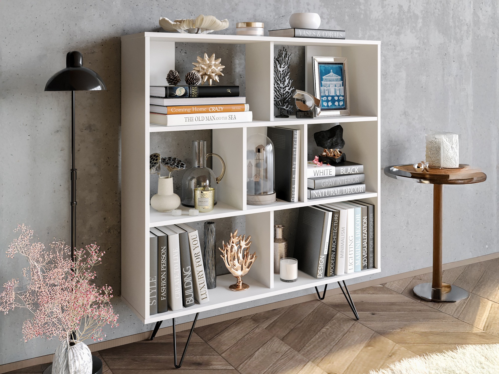 Hylly Asheboro 187 (Valkoinen)