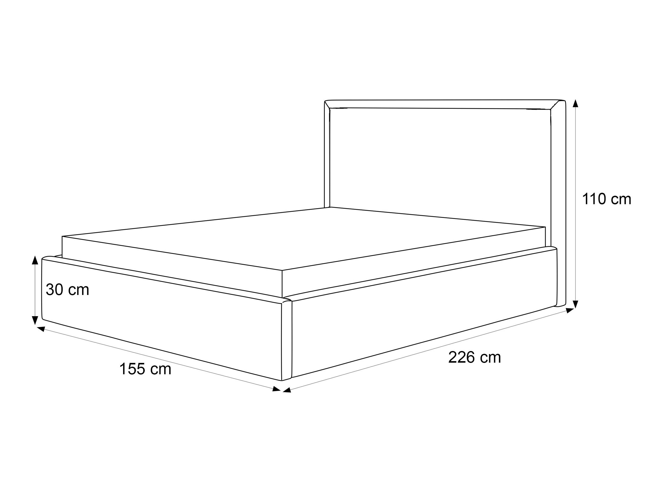 Sänky Martinez 120 (Spring 1110)