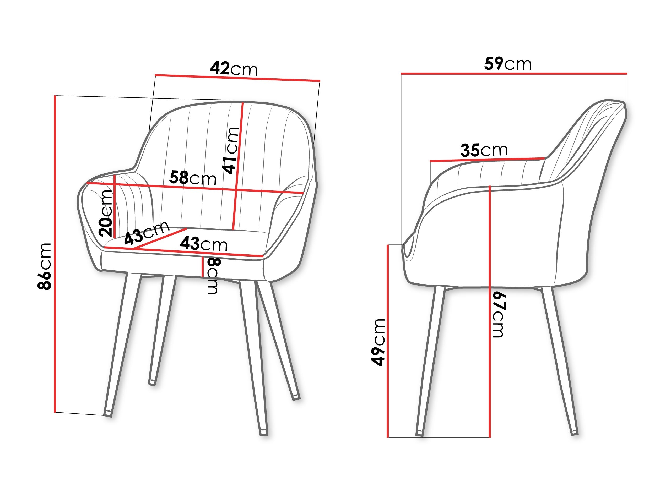 Tuoli Comfivo Hilaritas VIII (Harmaa)