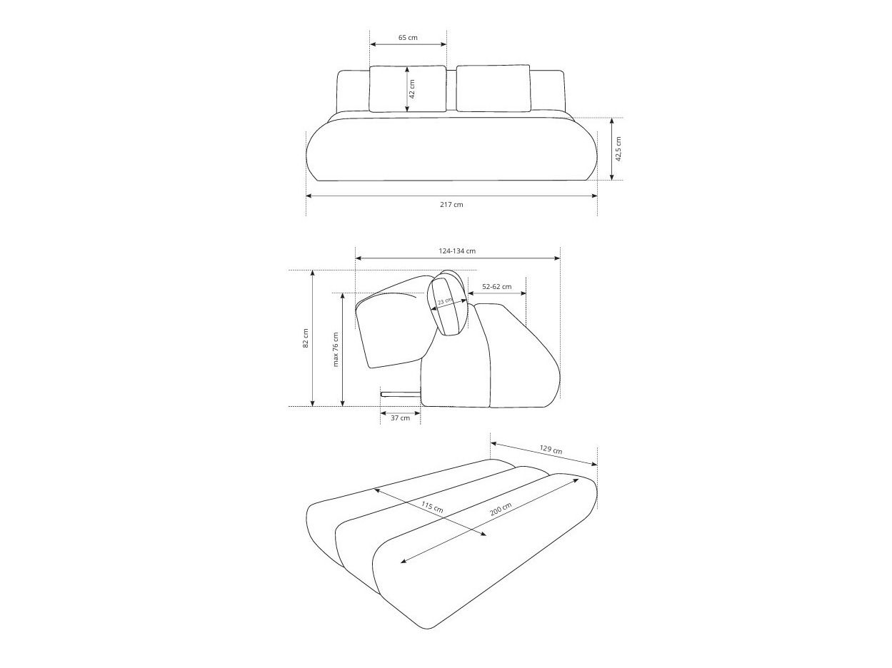 Vuodesohva Kingston 193 (Dot 100)