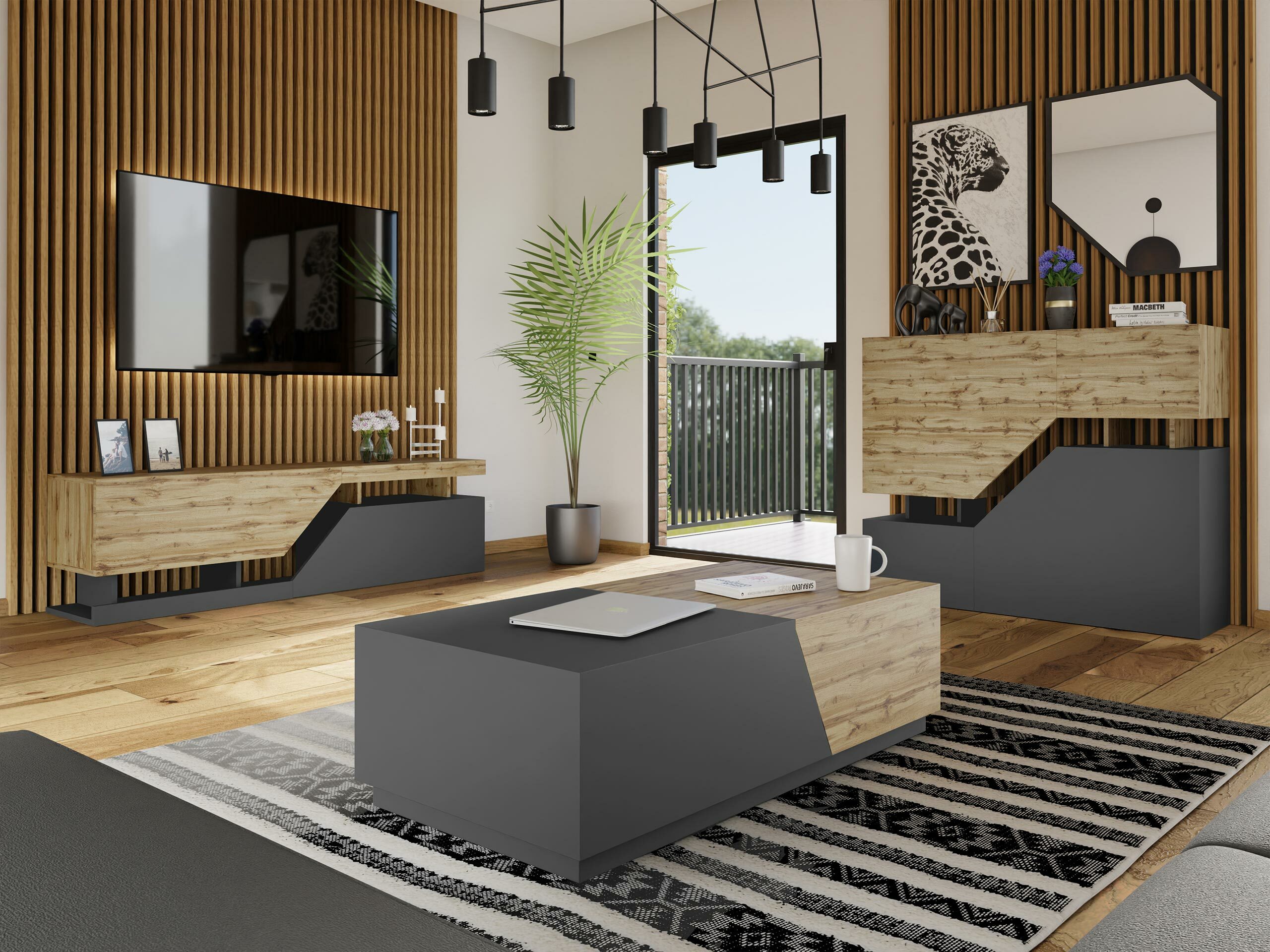 Senkki Comfivo Daldune (Wotan tammi + Antrasiitti)