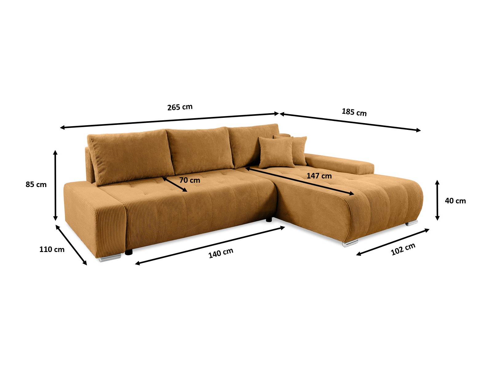 Kulmasohva Franklin 110 (Poso 01)