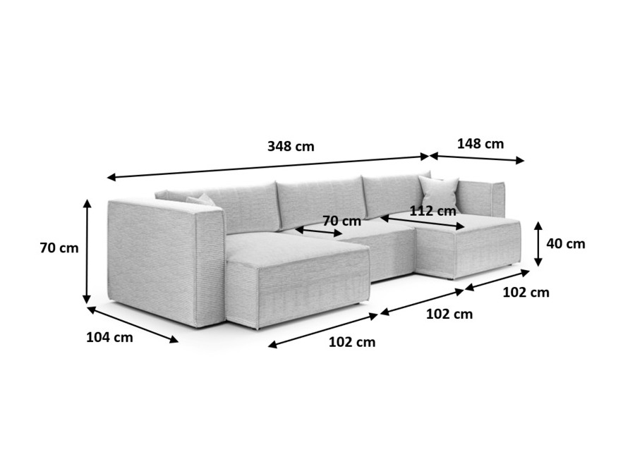 Kulmasohva Franklin 114 (Poso 135)