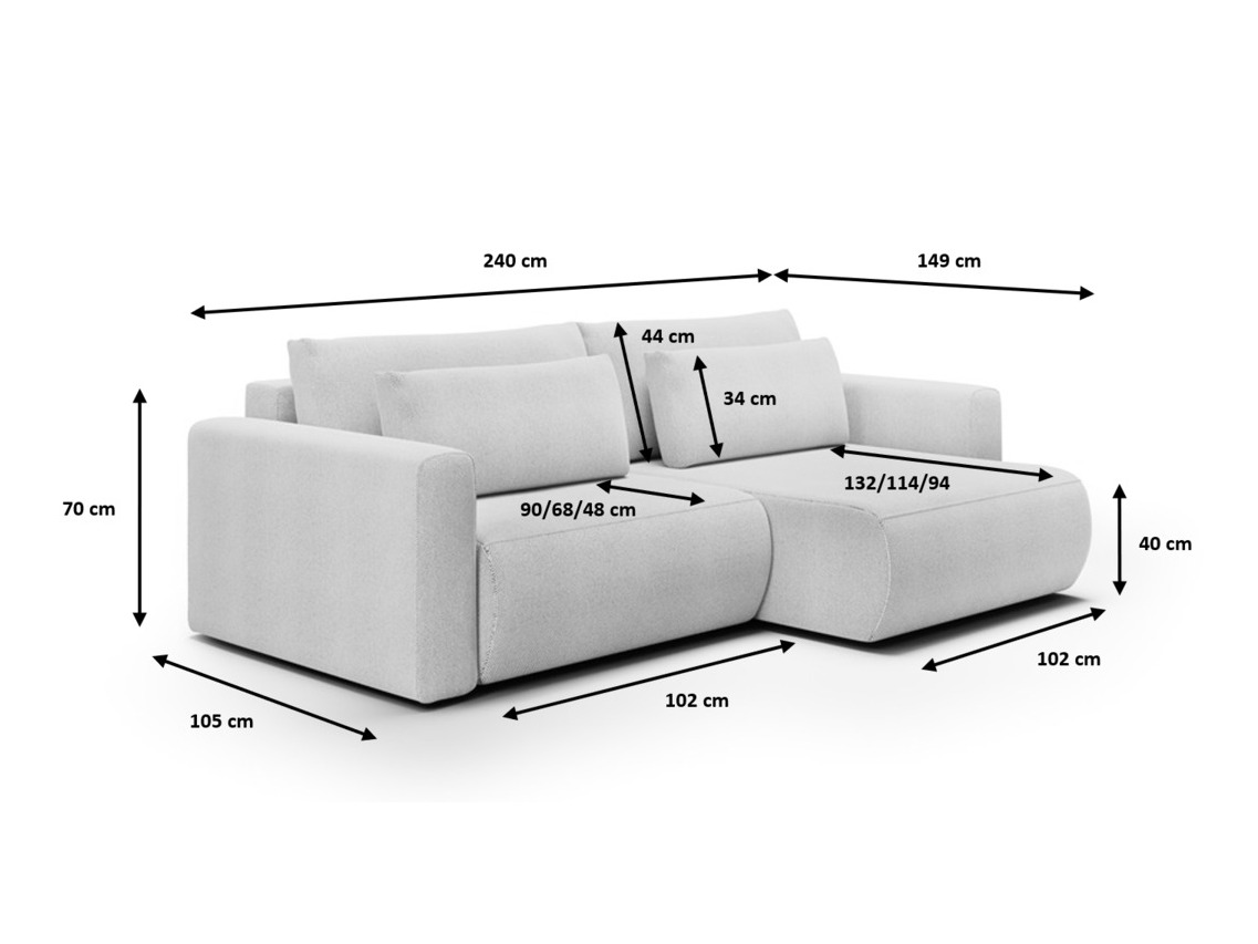 Kulmasohva Franklin 125 (Curio 09)