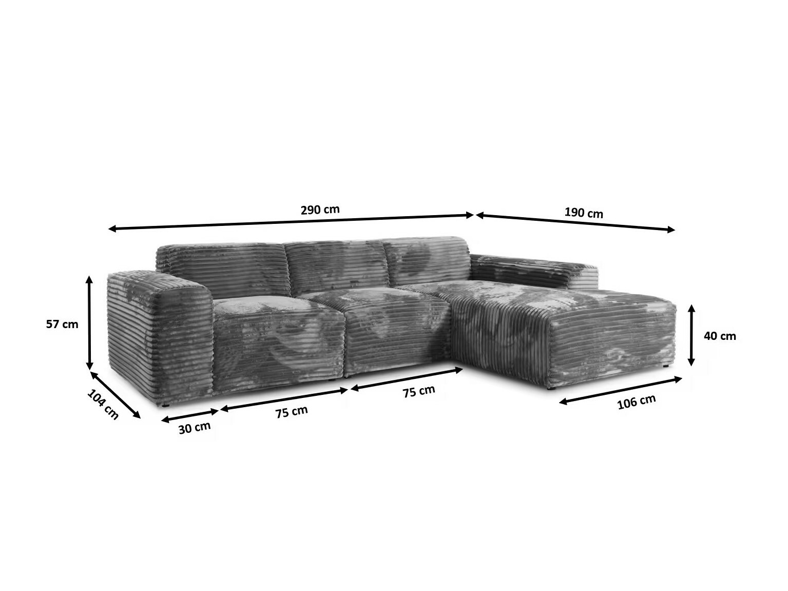 Kulmasohva Franklin 137 (Tilia 90)