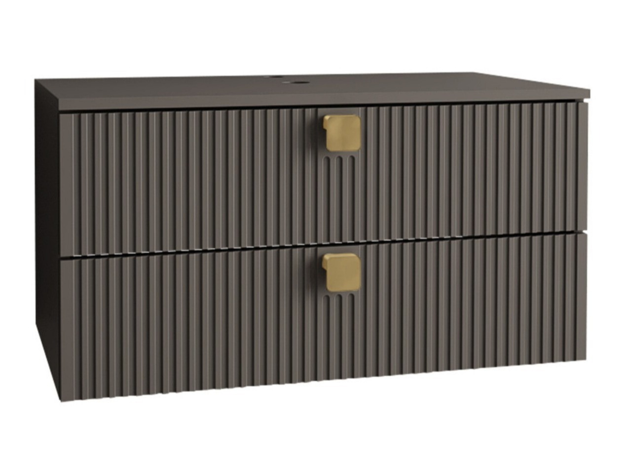 Kylpyhuoneen allasseinäkaappi Panium (Harmaa)