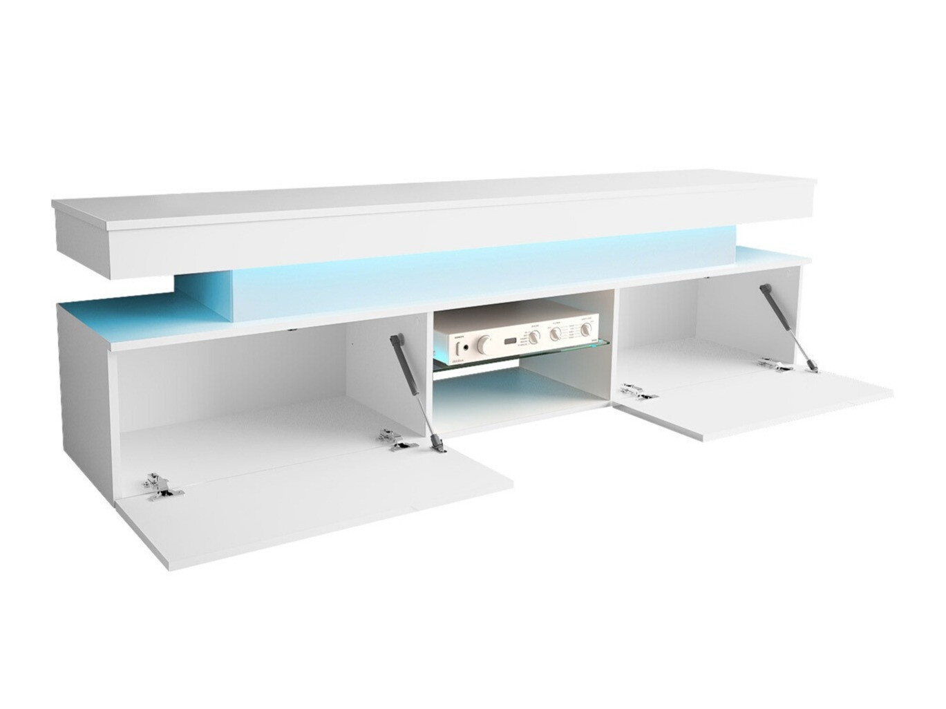 TV-taso Monfero (Musta + Kiiltävä musta)