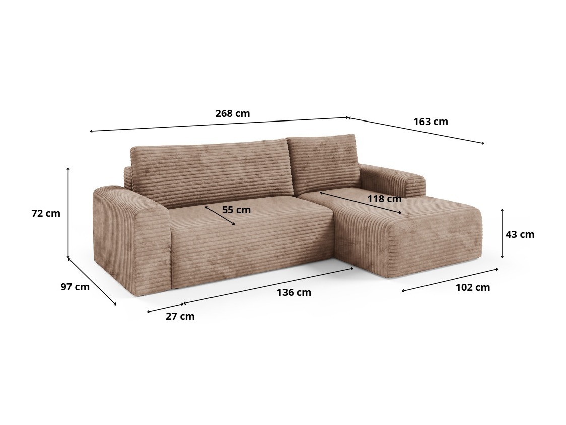Kulmasohva Franklin 155 (Tilia 39)