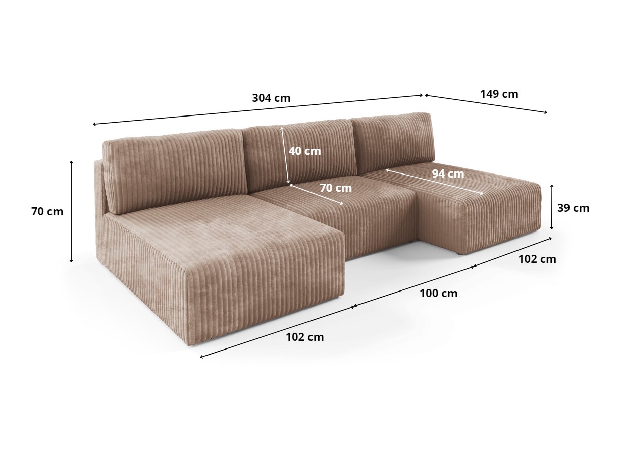 Moduulikulmasohva Franklin 156 (Tilia 39)