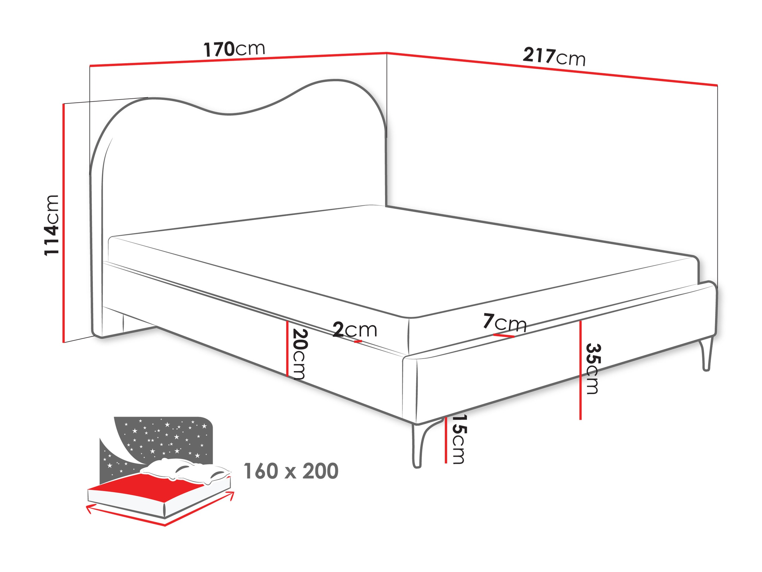 Sänky Comfivo Agricola