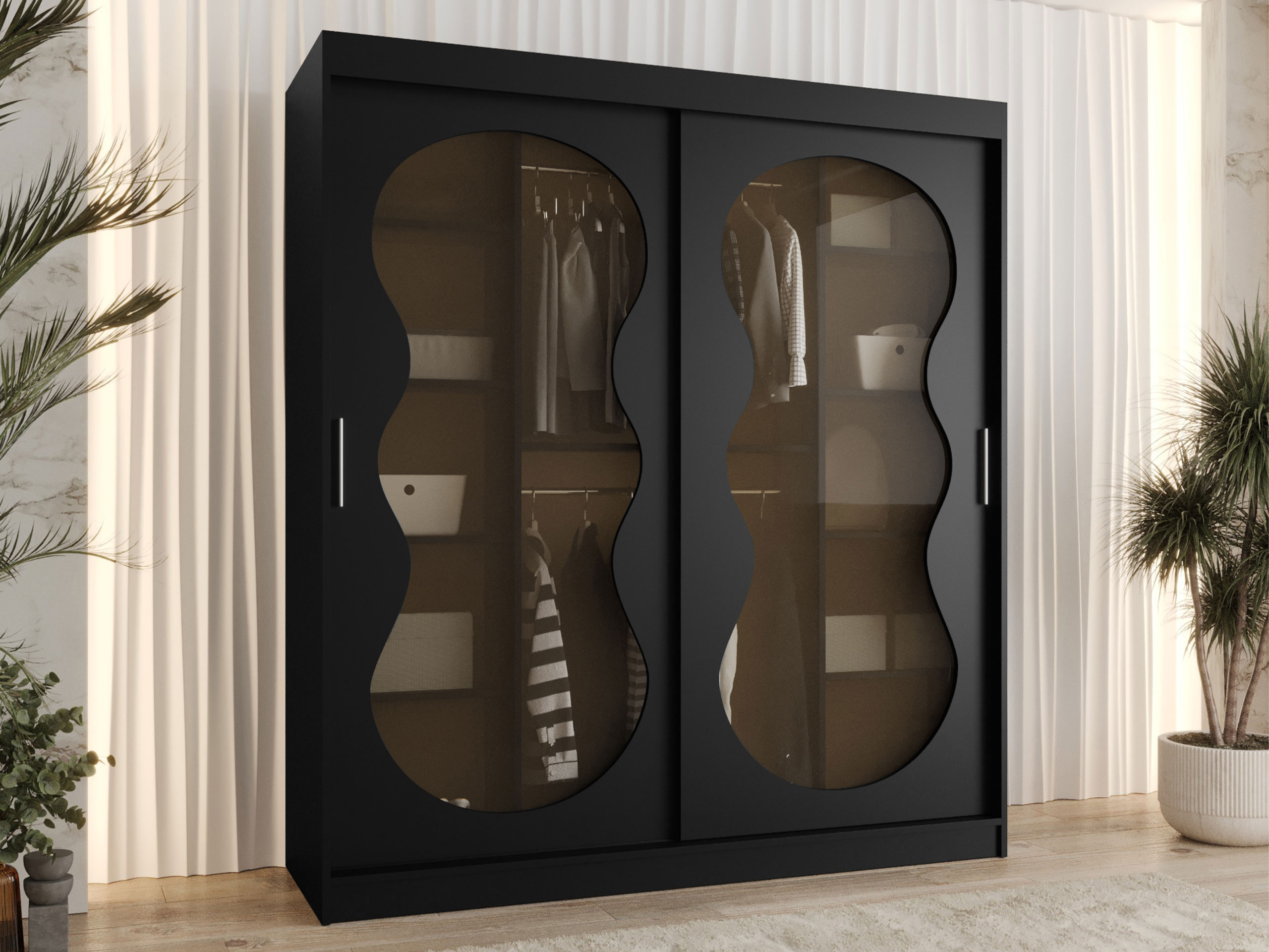 Vaatekaappi Hartford 530 (Musta)