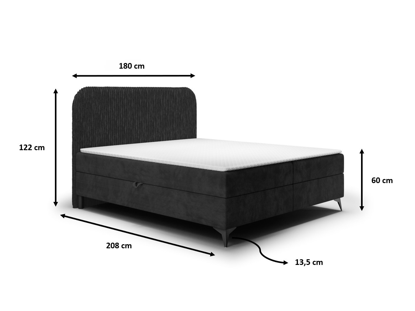 Jenkkisänky Franklin 173 (Tilia 03 + Manila 01)