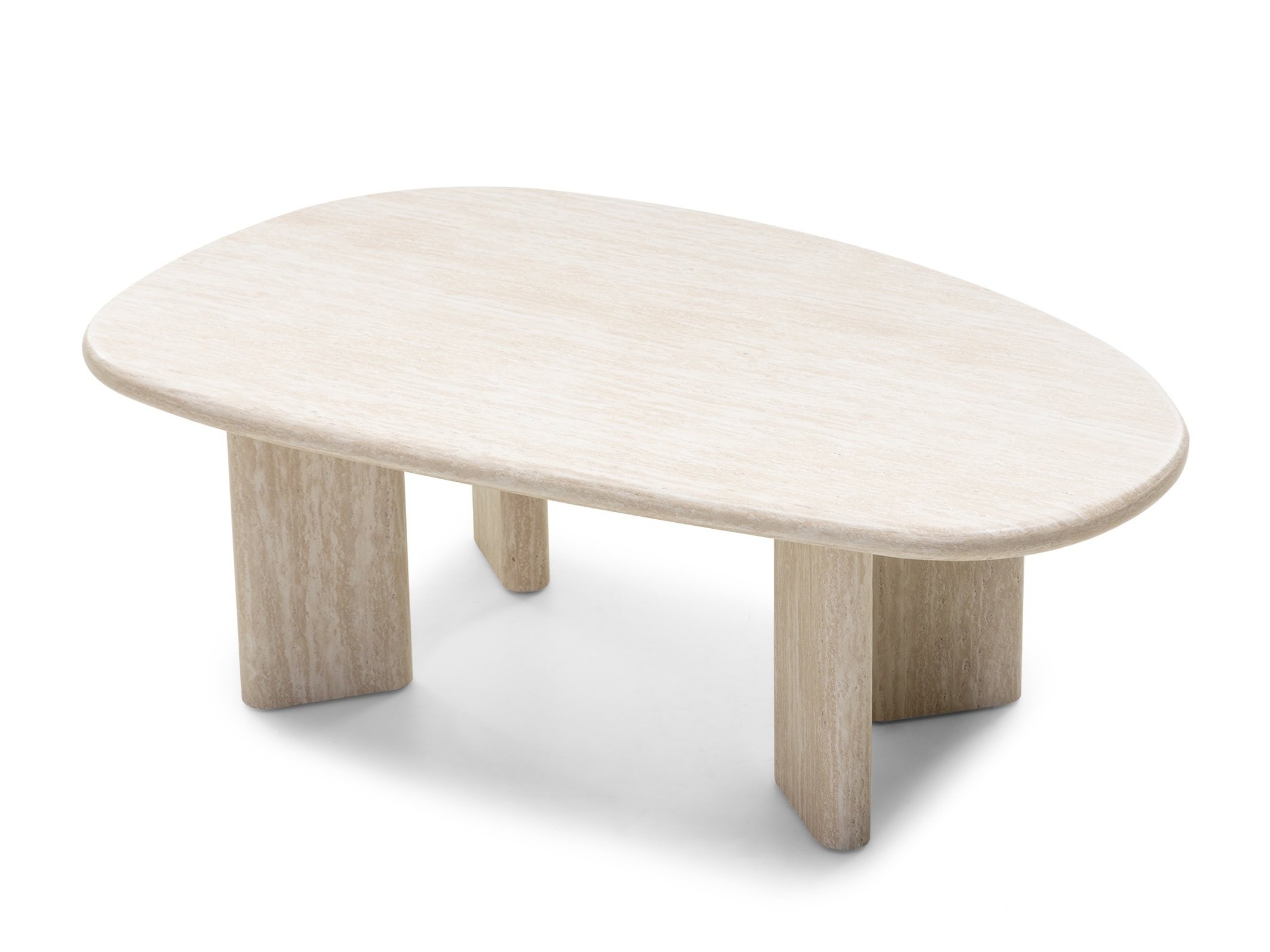 Sohvapöytä Burleson 476 (Vaalea Travertine)