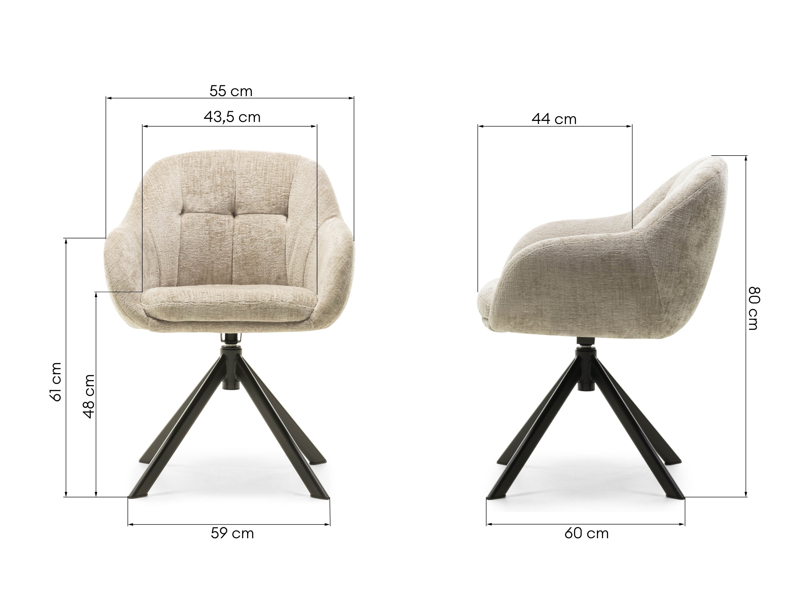Tuoli Burleson 803 (Beige)