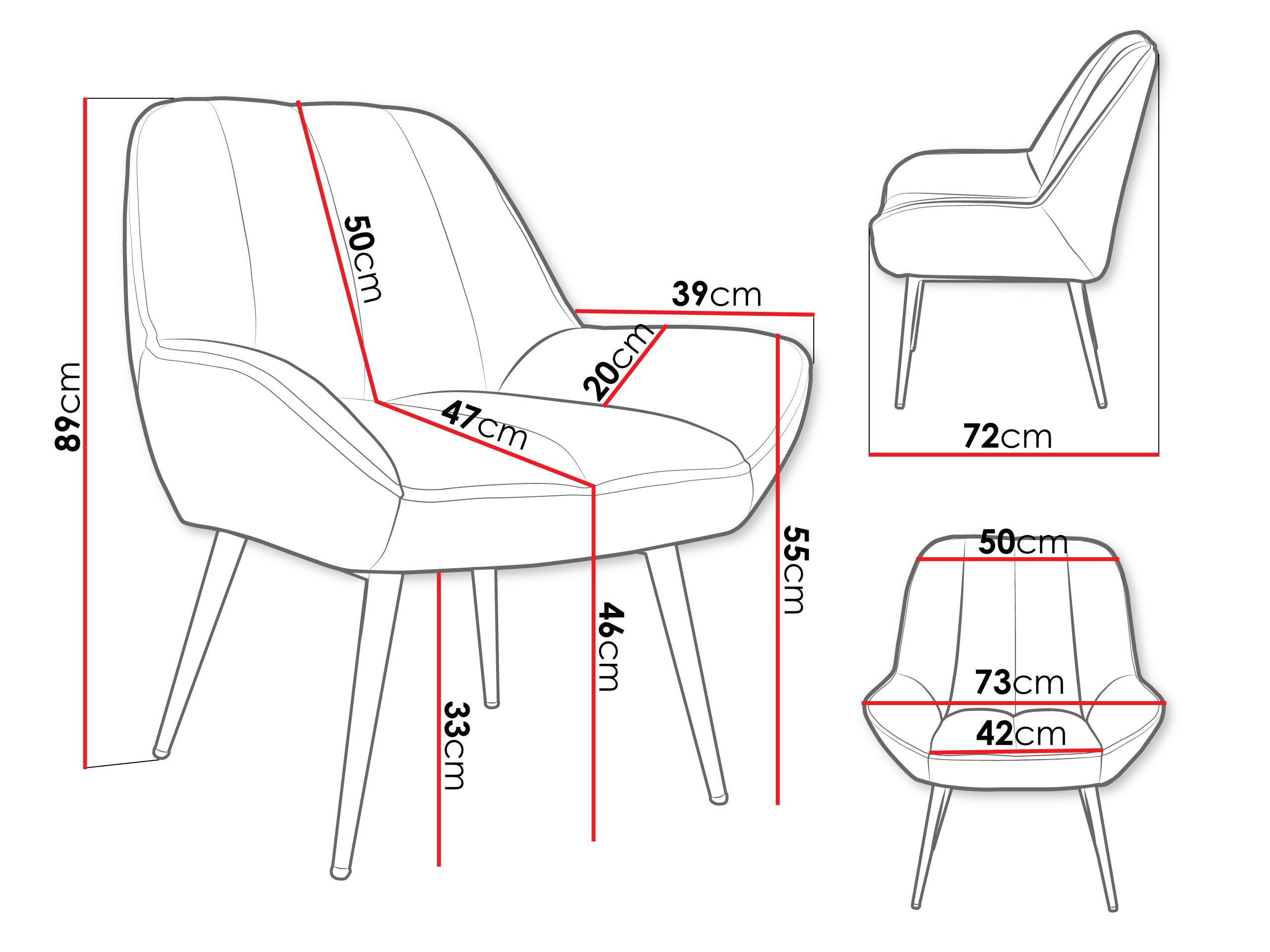 Nojatuoli Comfivo Origo (Aragon 03)