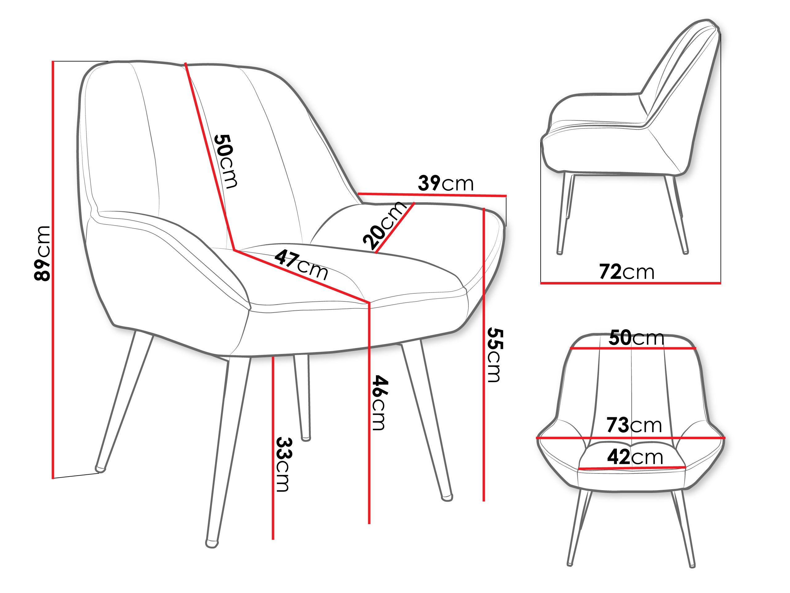 Nojatuoli Comfivo Origo (Aragon 93)