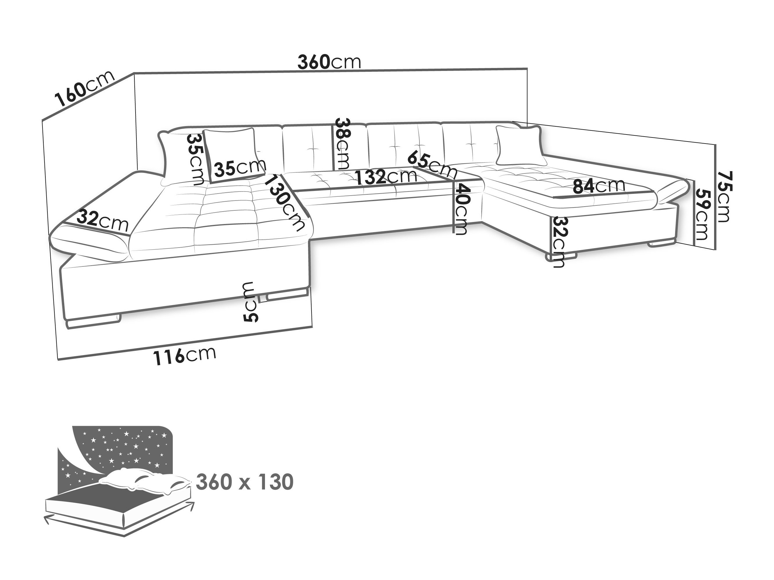 Kulmasohva Comfivo Ficus (Boss 14)
