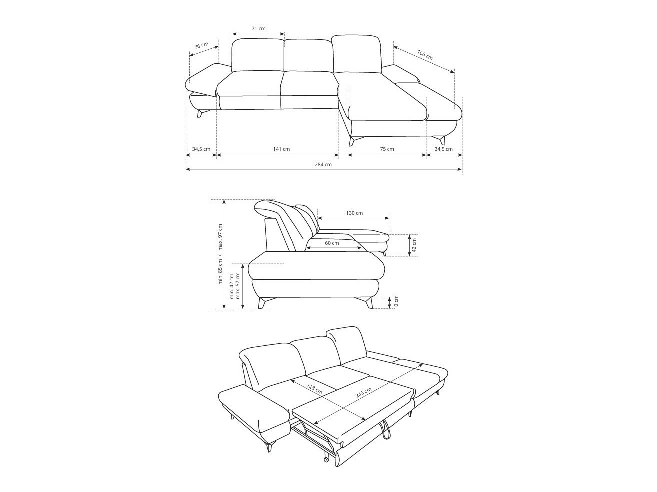 Kulmasohva Kingston 190 (Loft 19)