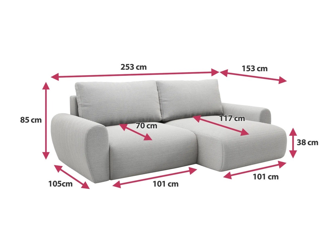 Kulmasohva Franklin 183 (Poso 14)