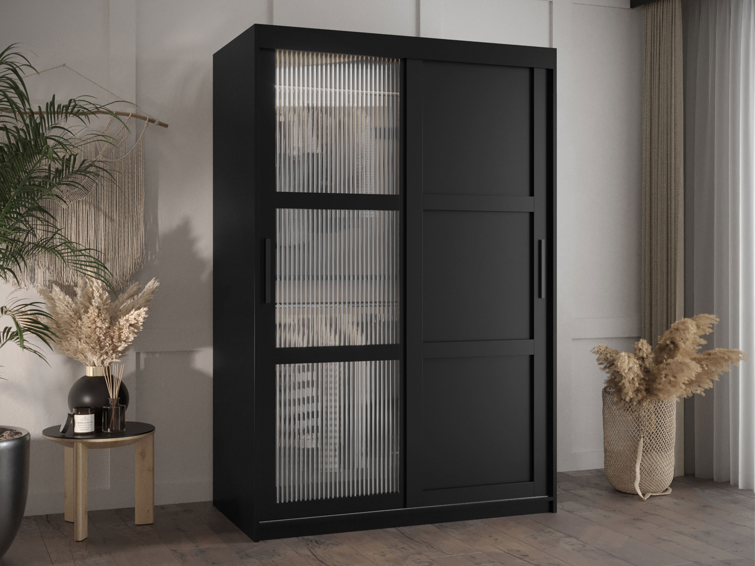 Vaatekaappi Hartford 577 (Musta)