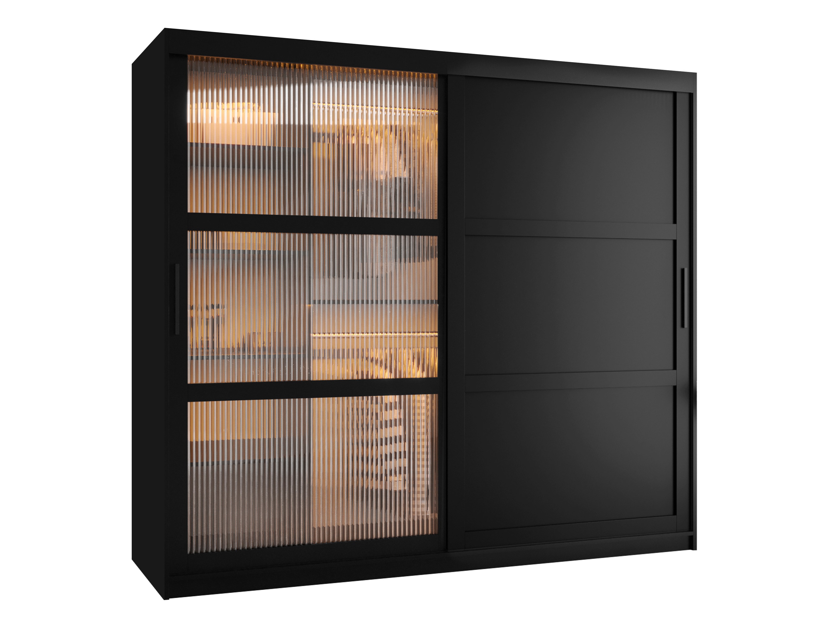 Vaatekaappi Hartford 577 (Musta)