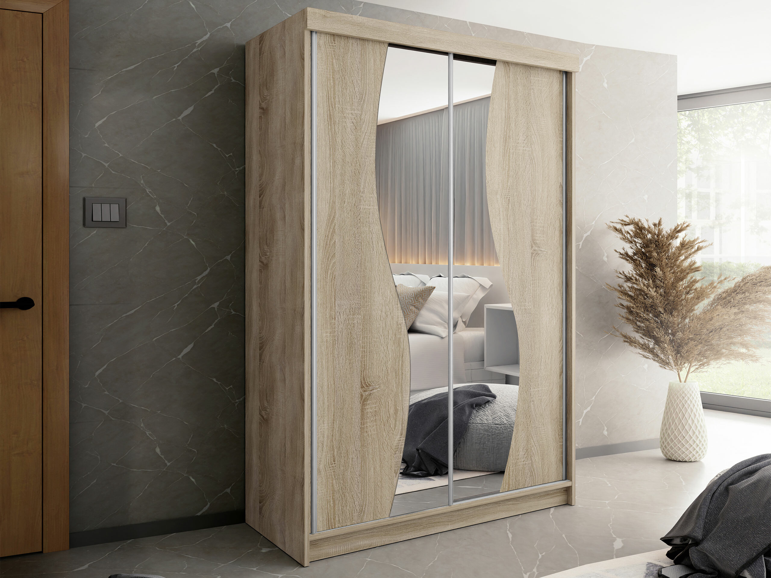 Vaatekaappi Dover 110 (Sonoma-tammi)