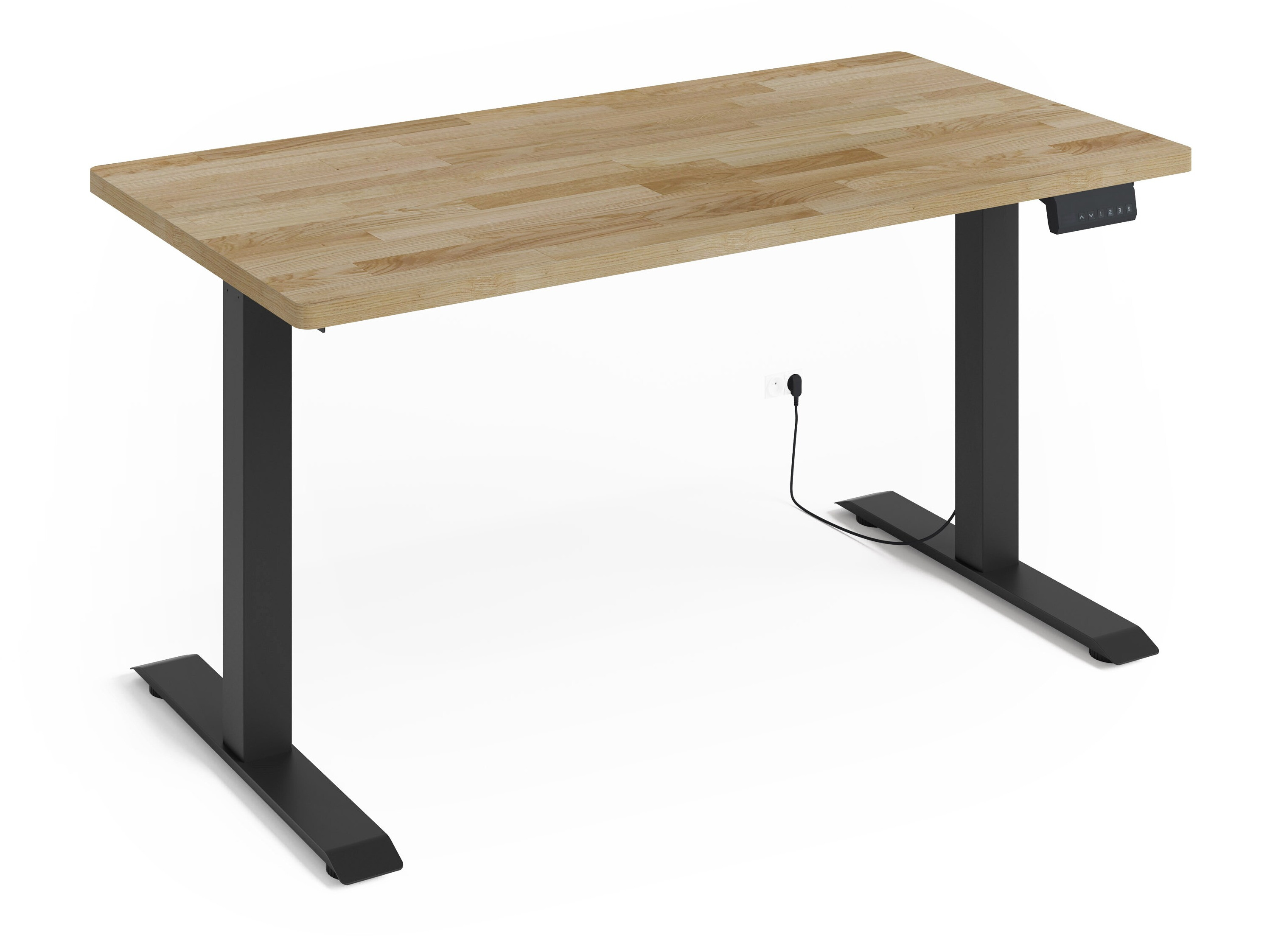 Korkeussäädettävä työpöytä Buffalo 199 (Musta)