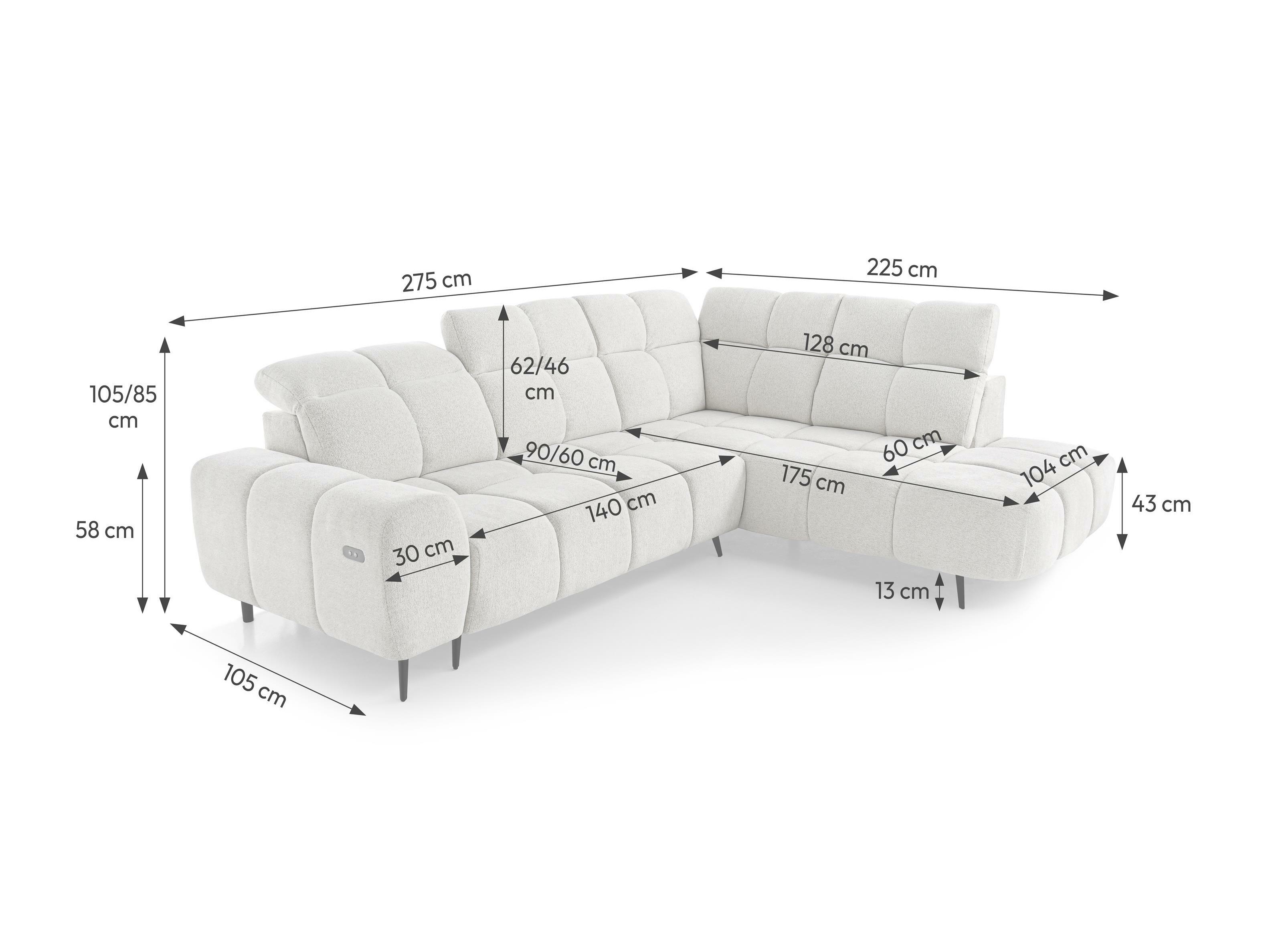 Kulmasohva Margate 115 (Raven 06)