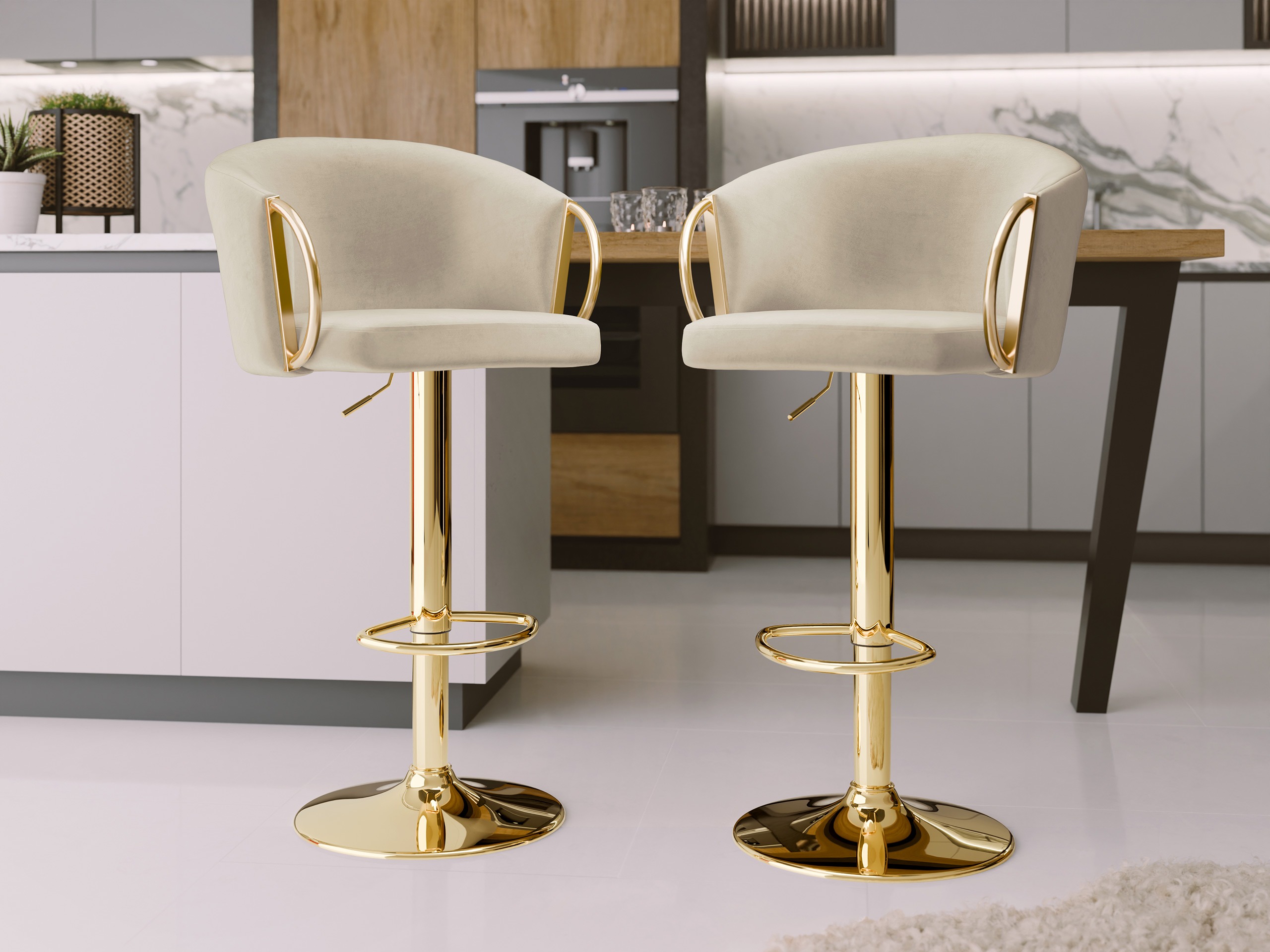 Baarituoli Comfivo 469 (Beige)