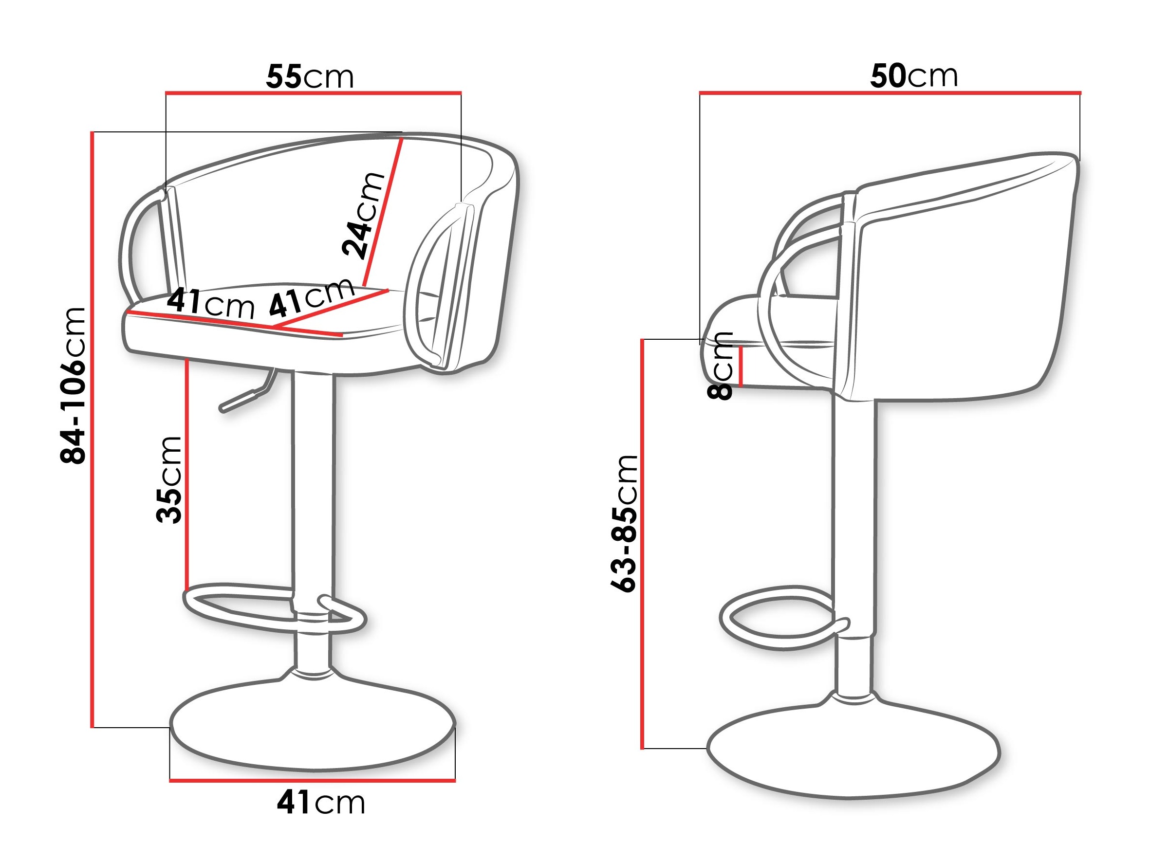Baarituoli Comfivo 469 (Beige)