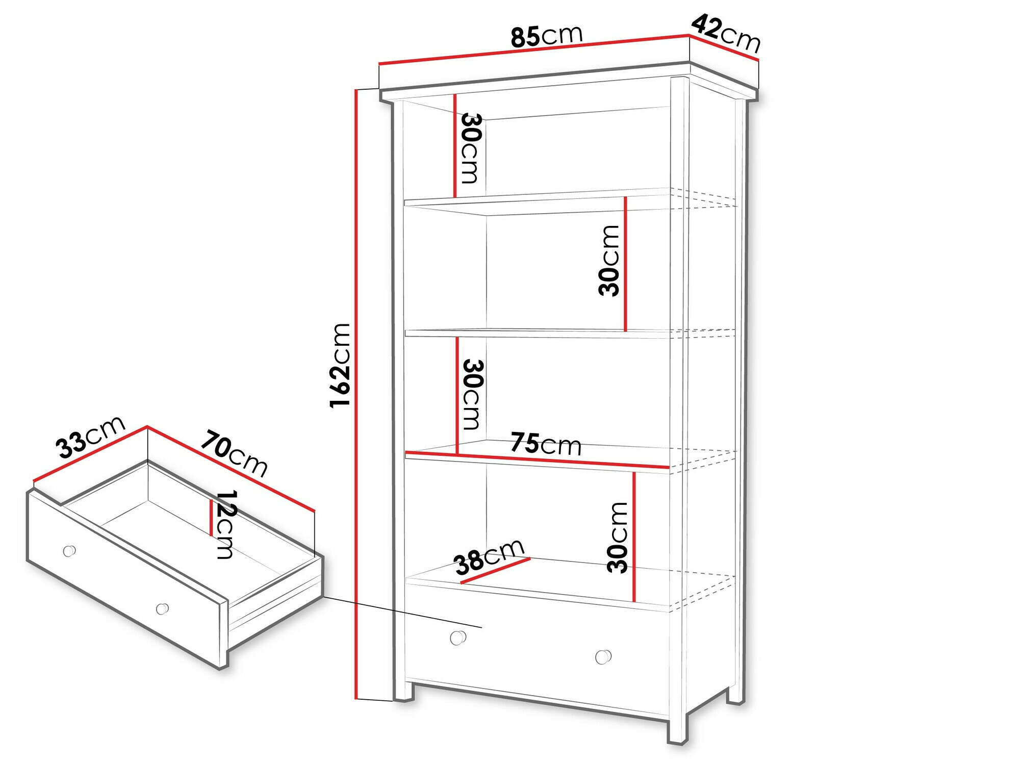 Hylly Romelbo 142 (Beige + Tammi)