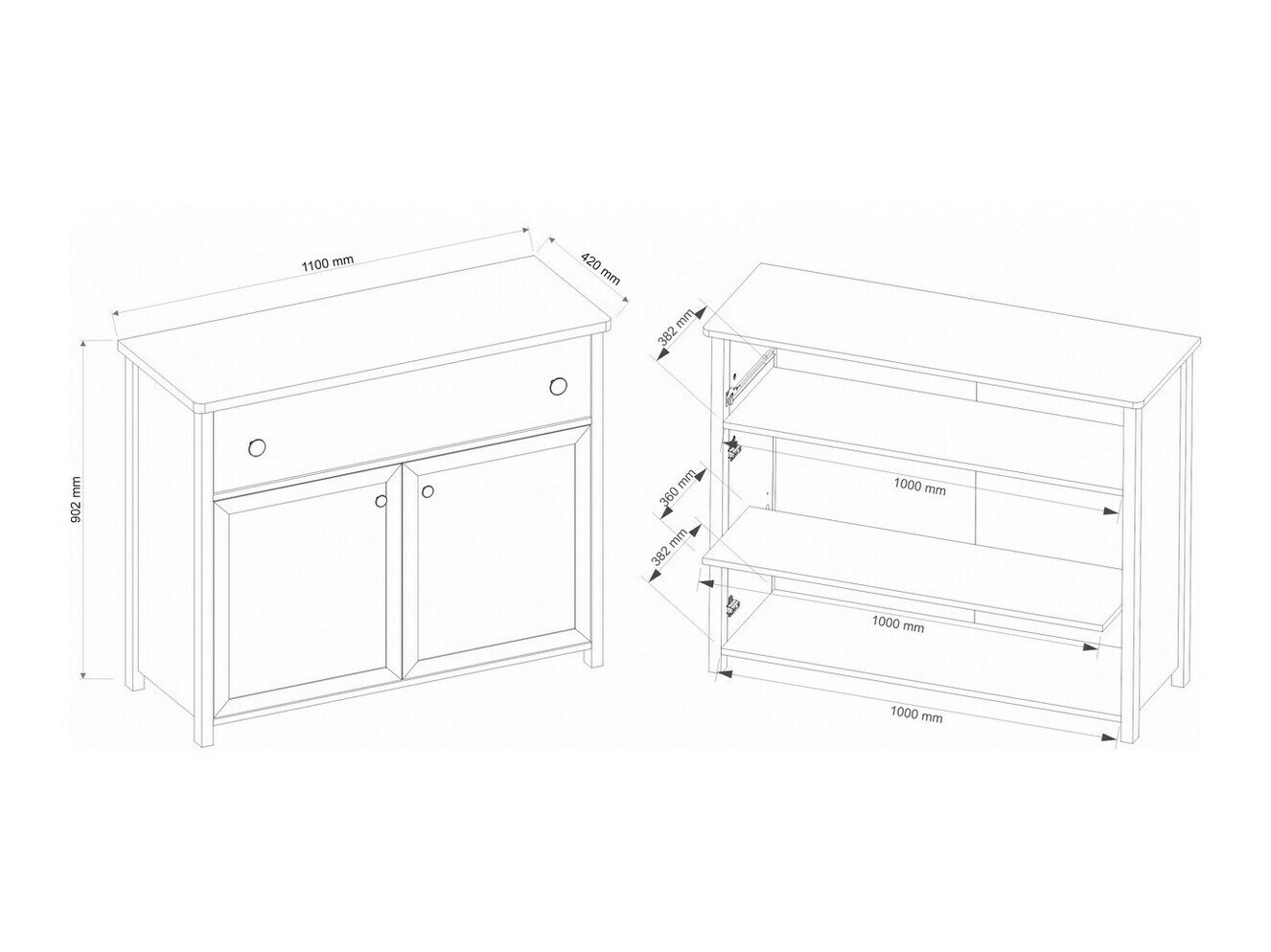 Lipasto Romelbo 150 (Beige + Tammi)