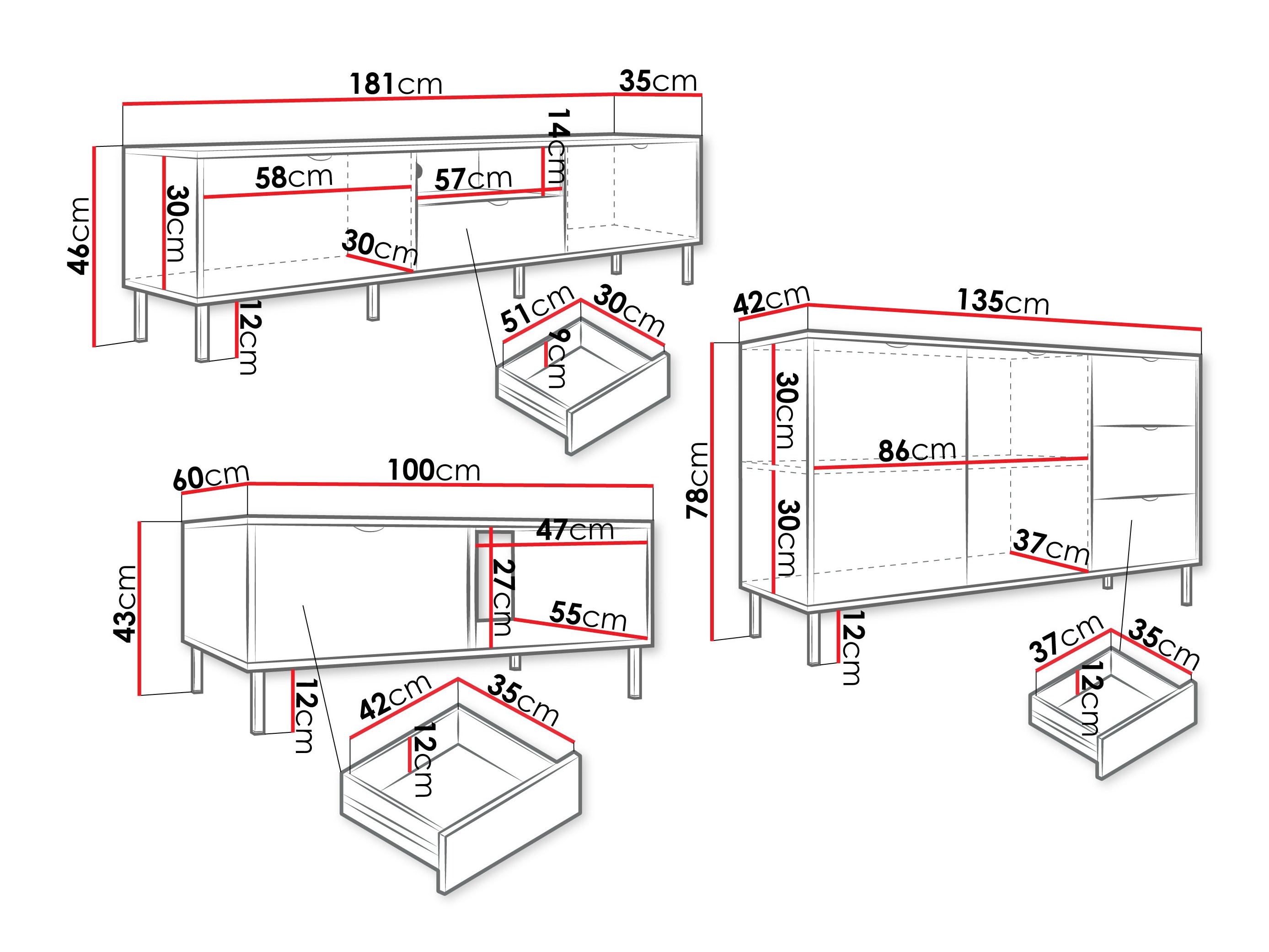 Olohuonesetti Comfivo Elblare