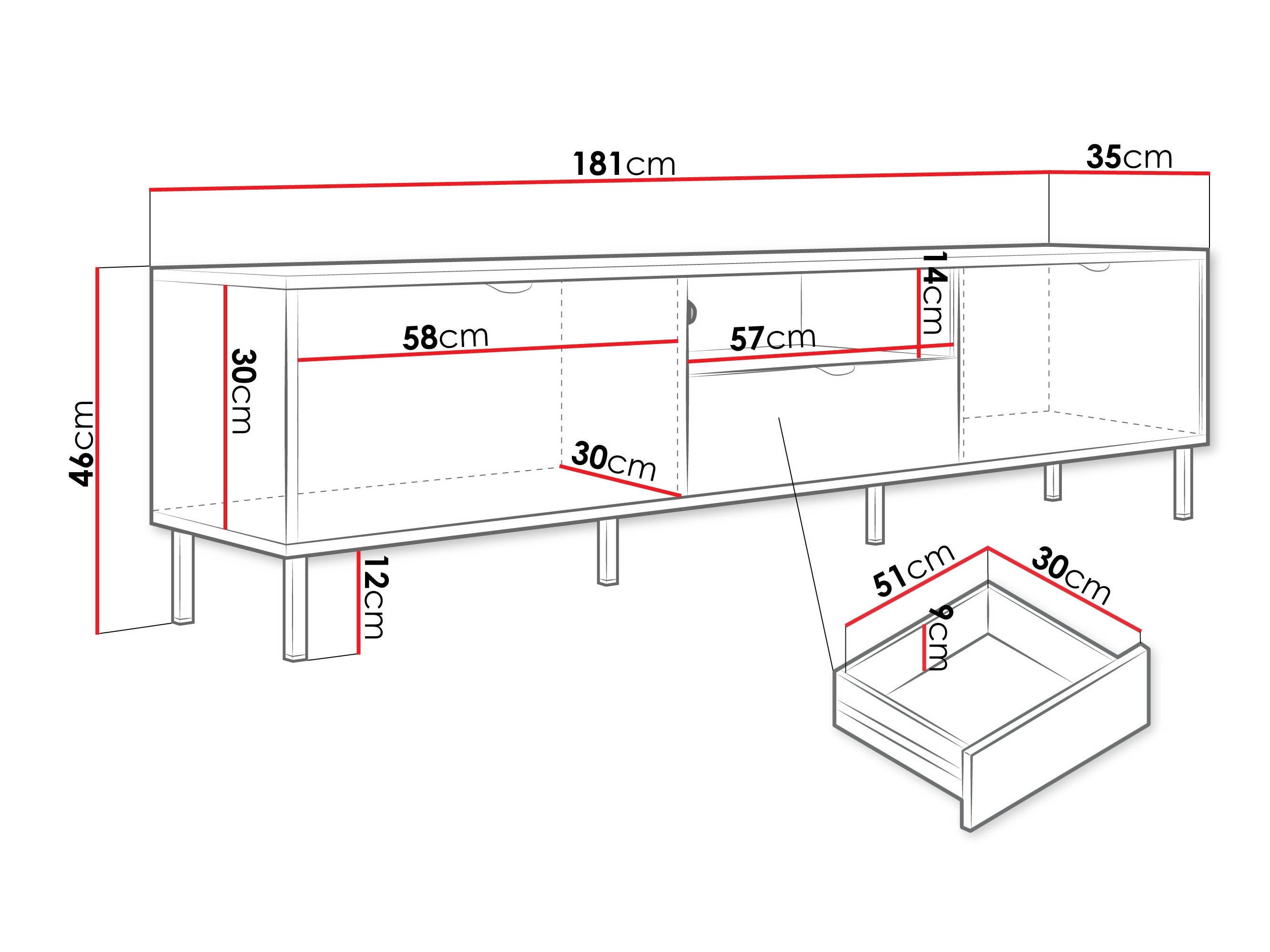 TV-taso Comfivo Elblare