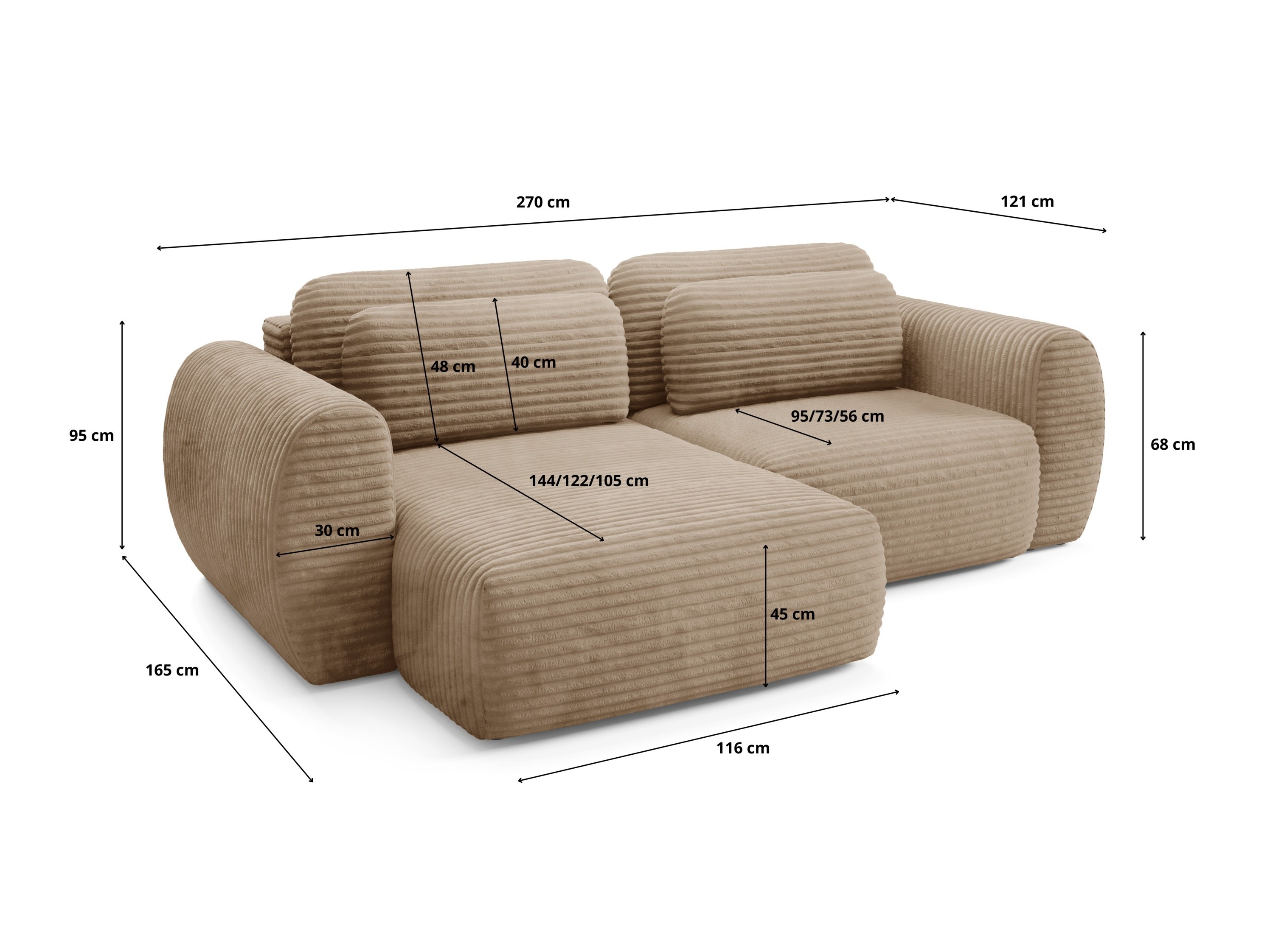 Kulmasohva Franklin 192 (Ambience 19)