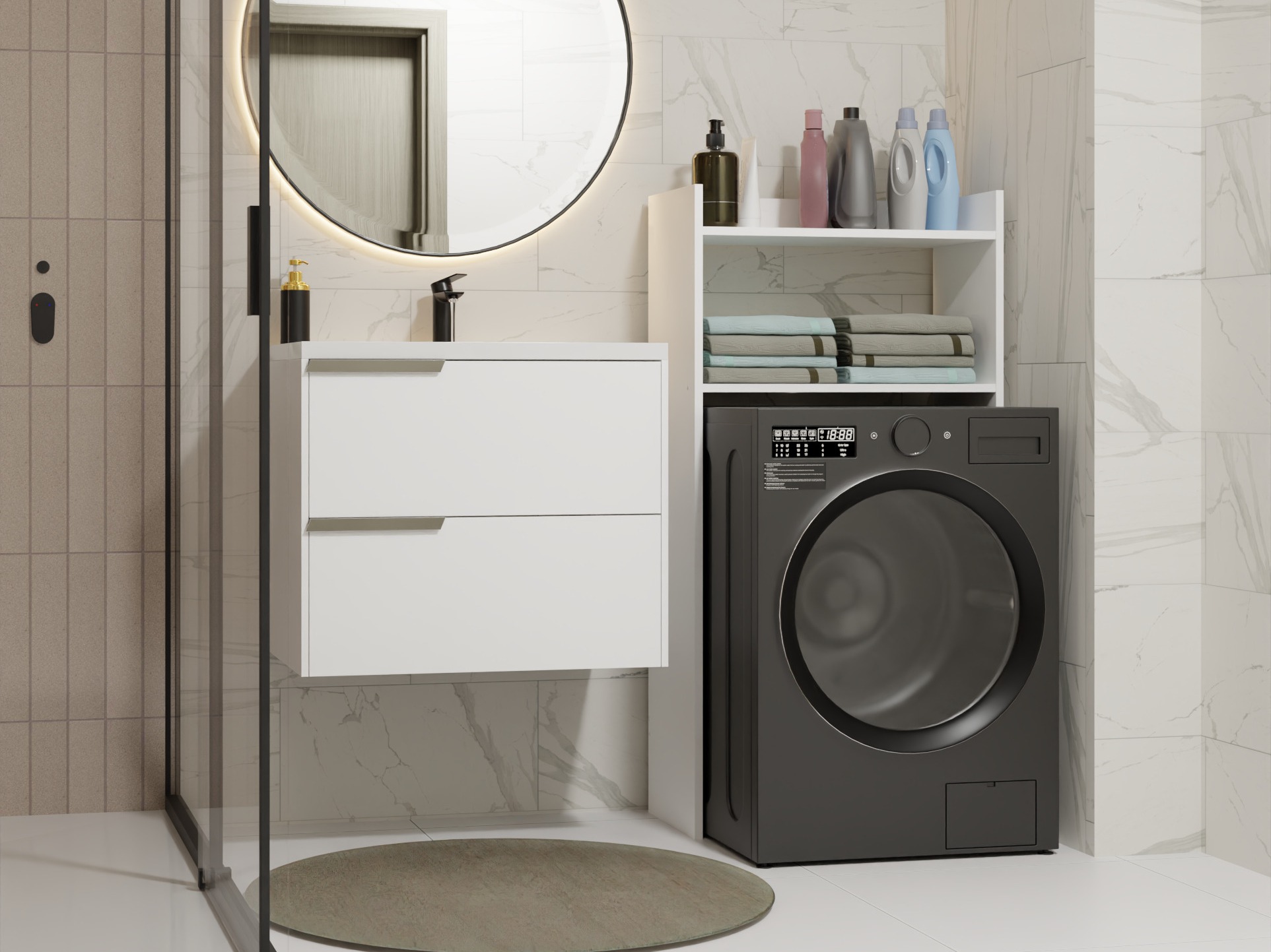 Kylpyhuonehylly Servou 103