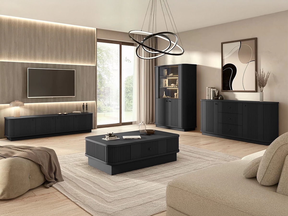 Olohuonesetti Levfene 106 (Musta)