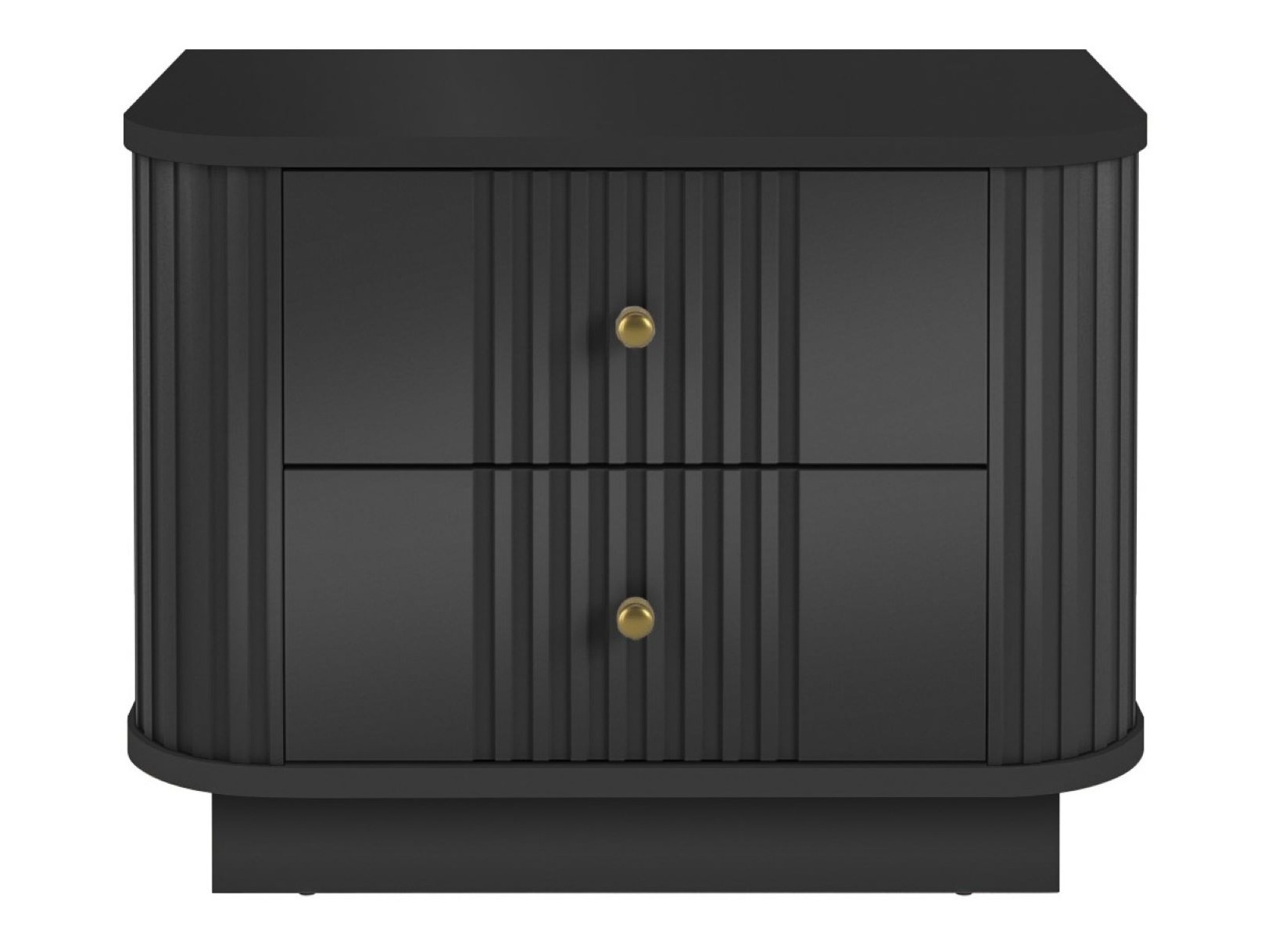 Yöpöytäsetti Levfene 105 (Musta)